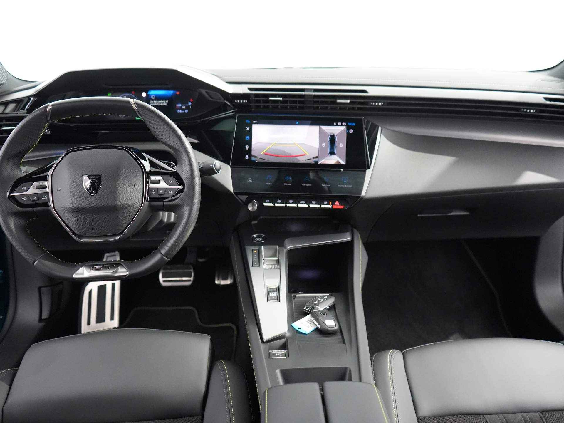 Peugeot 408 GT HYbrid 225 e-EAT8 | Automaat | Panorama schuif-/ kantel dak | Elek. stoelen | Trekhaak | Adaptieve cruise | Clima | Navi | - 7/32