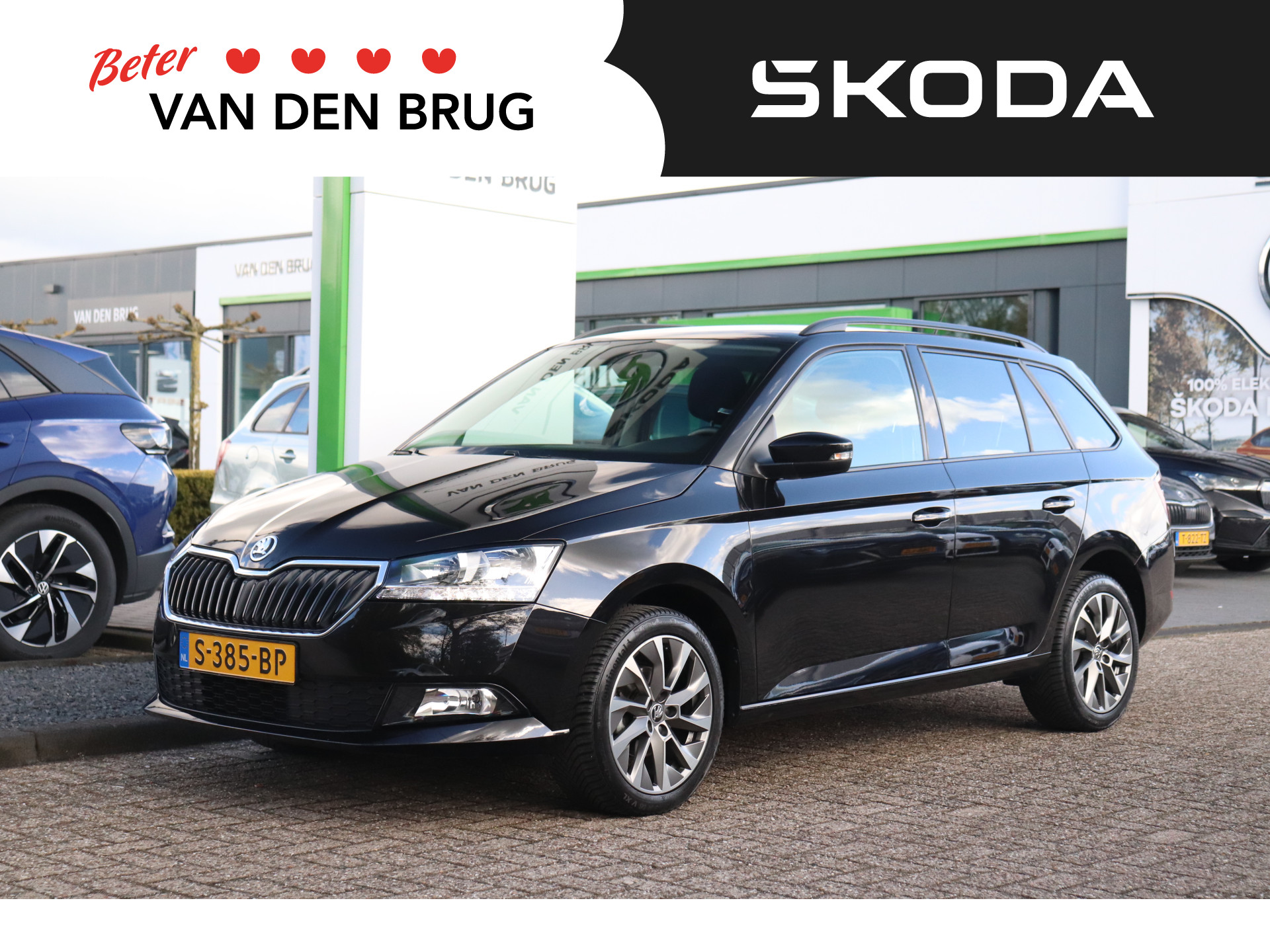 Škoda Fabia Combi 1.0 TSI 95pk Business Edition | Navigatie | Stoelverwarming | Keyless entry/go | Parkeersensoren | Extra getint glas achter | bij viaBOVAG.nl