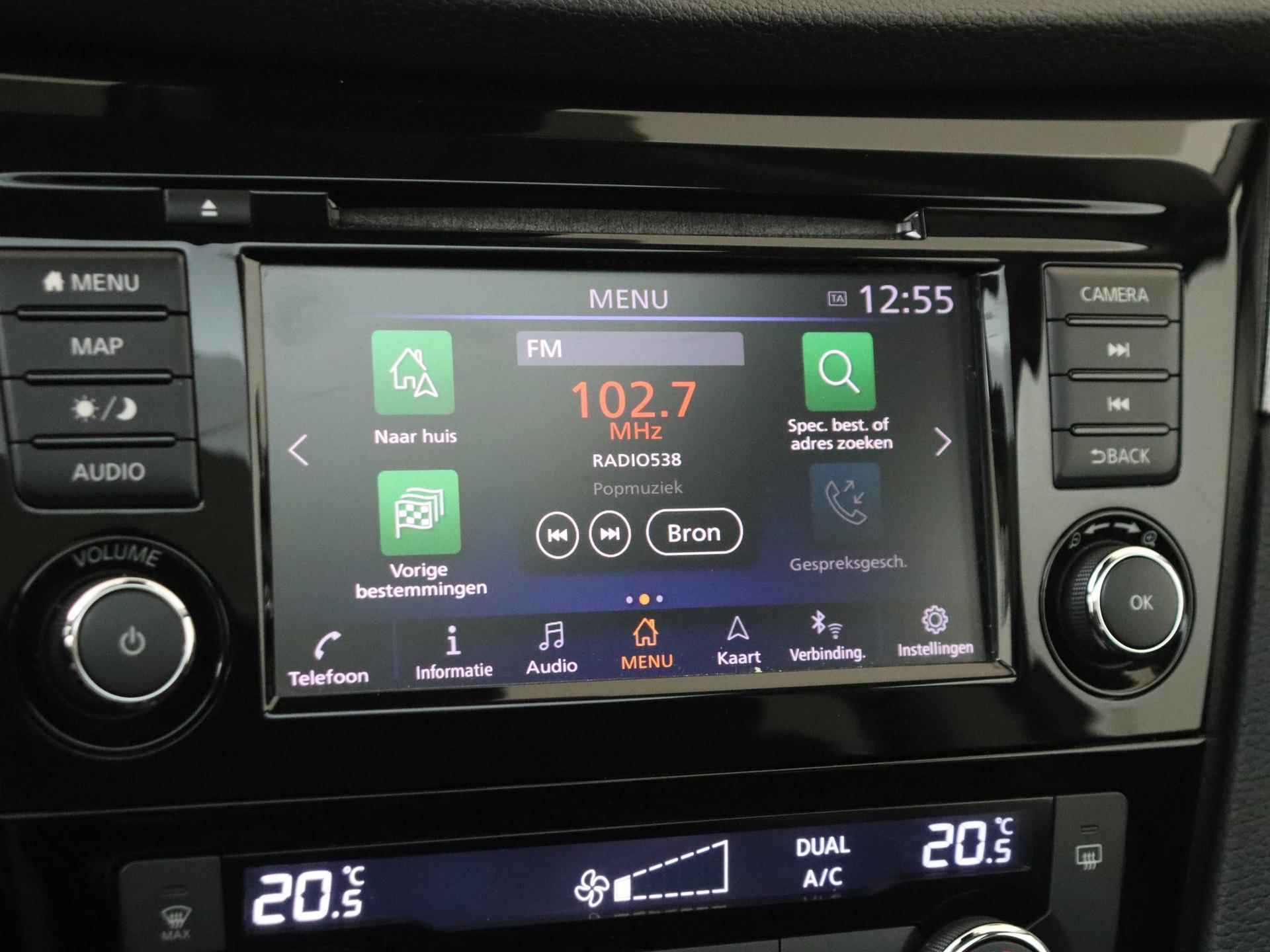 Nissan Qashqai 1.3 DIG-T N-Connecta | Navigatie | 360 Camera's | Apple carplay | Keyless entry | Trekhaak - 16/27