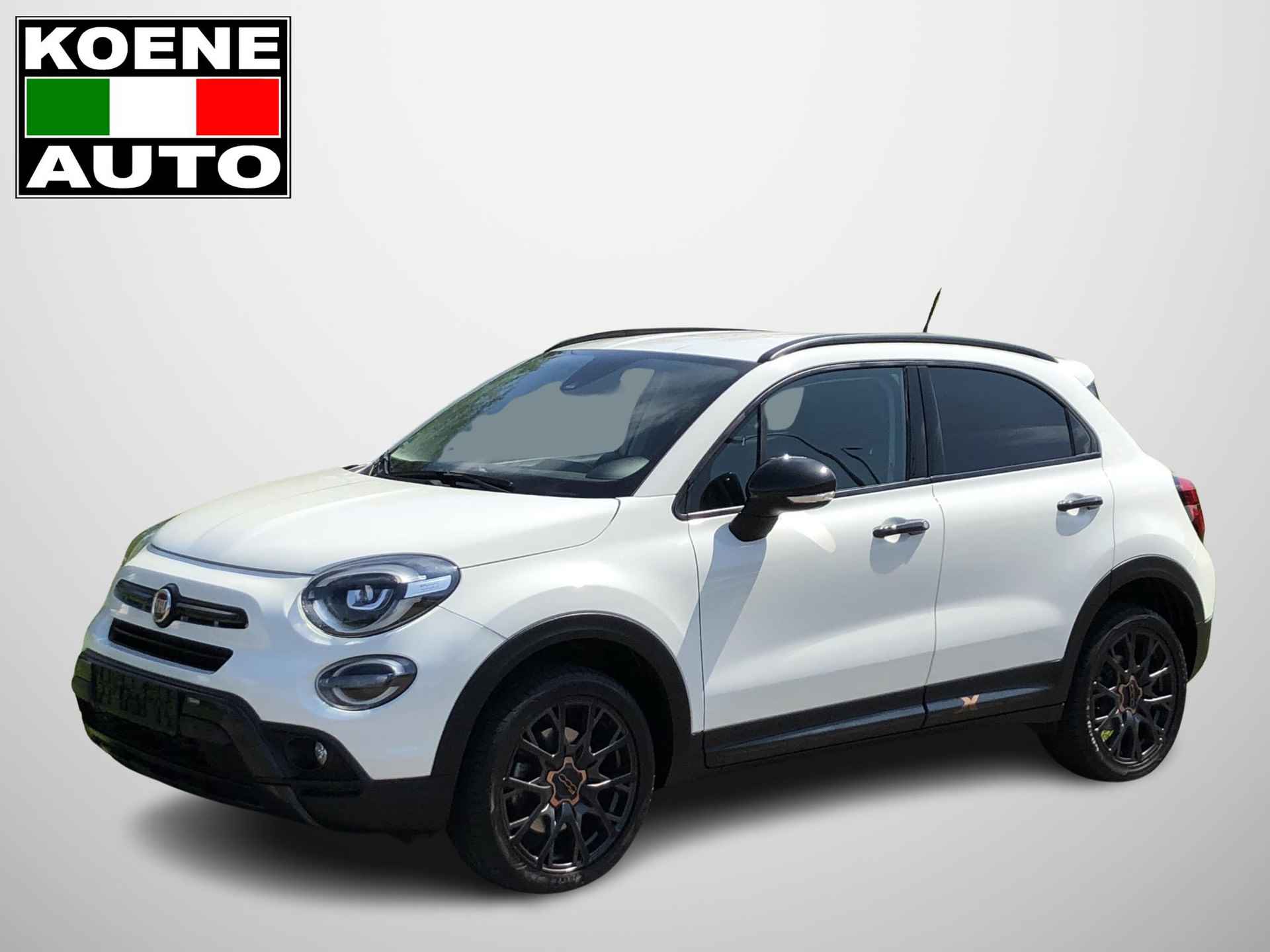 Fiat 500 X Cross 1.3 GSE City Cross S-Design DCT AUTOMAAT NAVI CLIMATE CAMERA APPLE/ANDROID STOELVERWARMING PDC 18" - 1/34