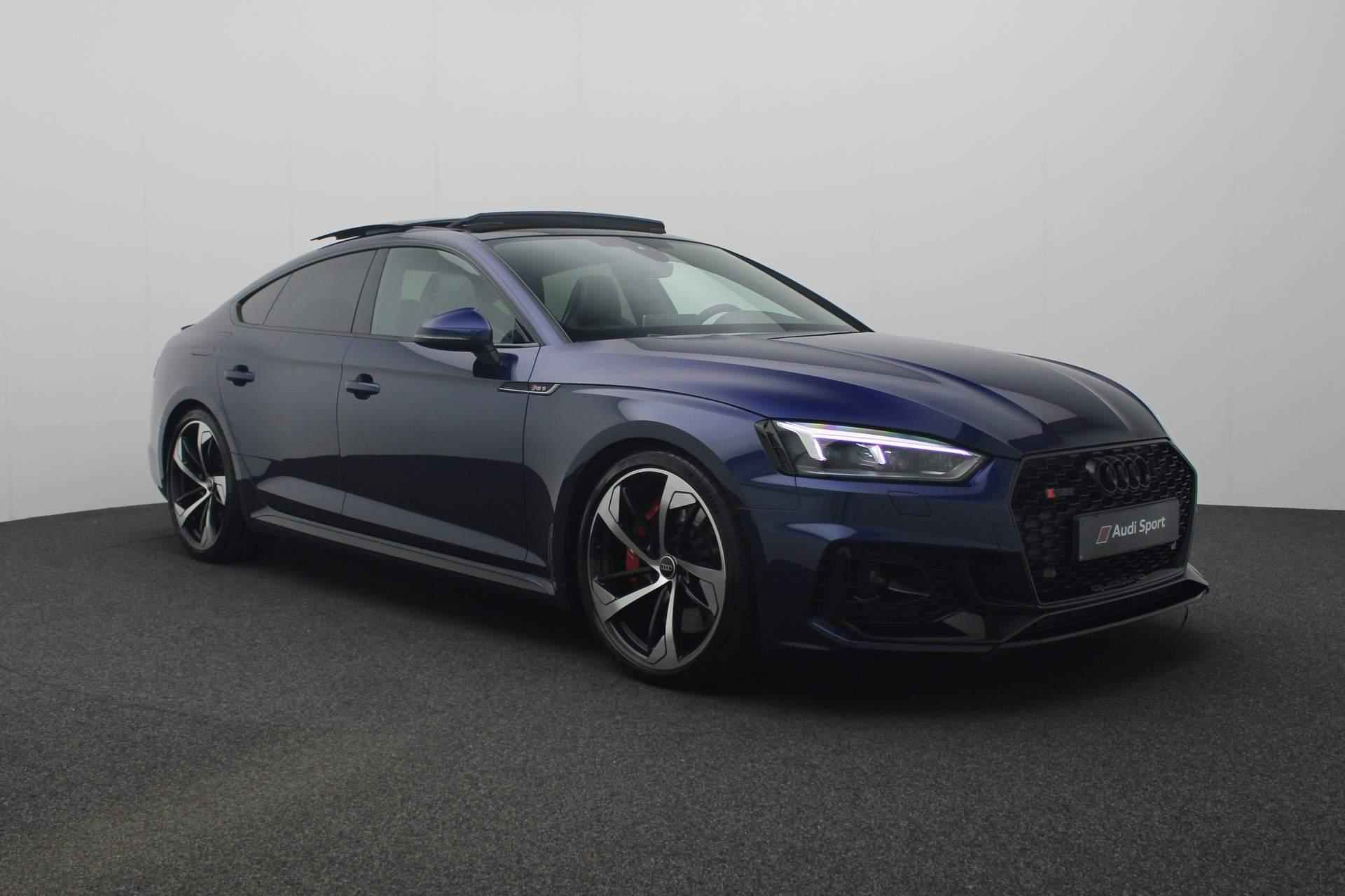 Audi RS5 Sportback 2.9 TFSI 450PK tiptronic quattro | Pano | Leder | B&O | RS Dynamic pakket | RS Design pakket | Alcantara sportstuur | Carbon int. | Navi | Keyless | Camera | 20 inch - 45/55