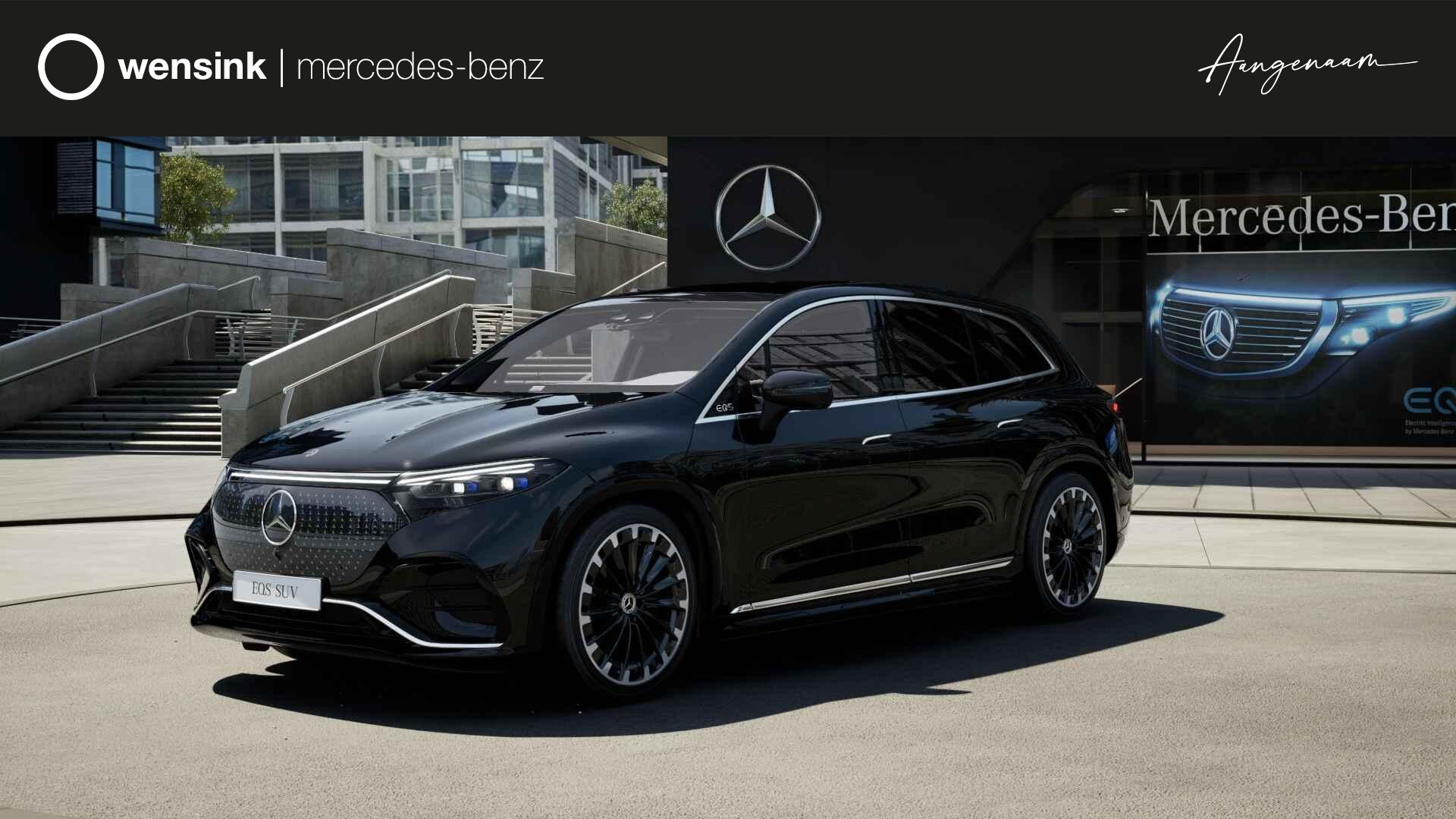 Mercedes-Benz EQS SUV 450+ AMG Line 118 kWh 22 inch LM velgen | Nappa leder | Multicontourstoelen | Rij ass. | head up | 360 gr