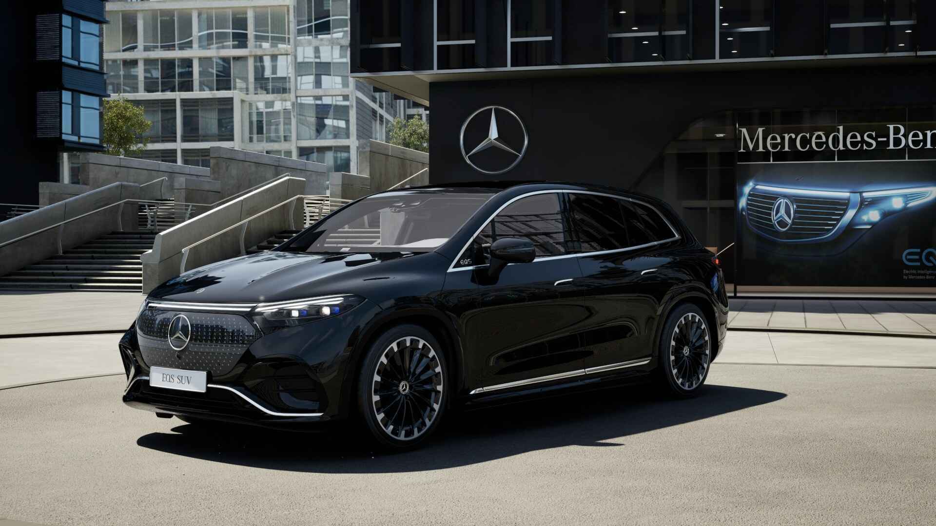 Mercedes-Benz EQS SUV 450+ AMG Line 118 kWh 22 inch LM velgen | Nappa leder | Multicontourstoelen | Rij ass. | head up | 360 gr - 15/15