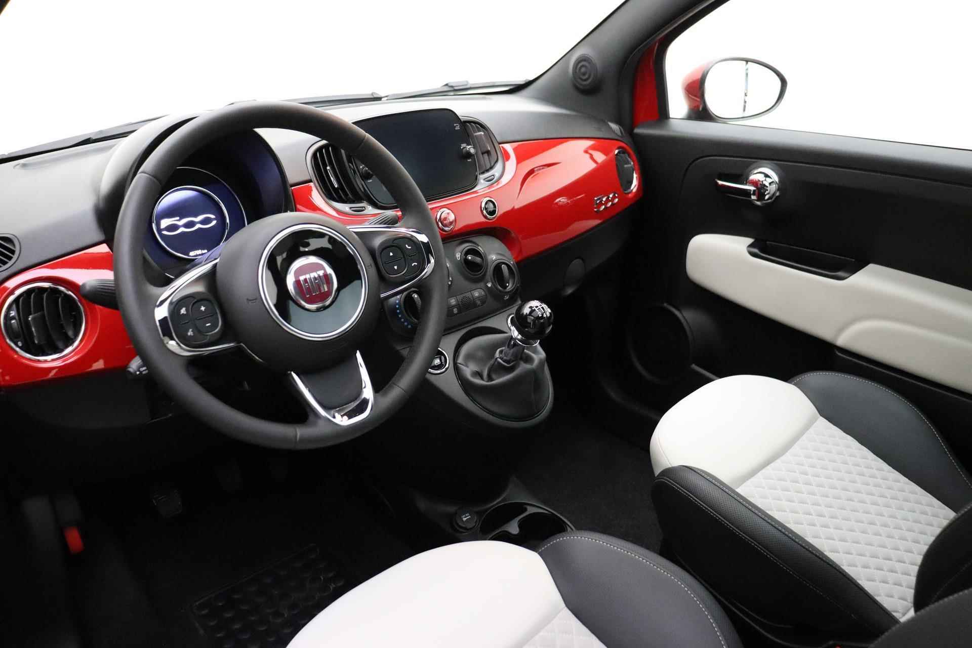 Fiat 500 1.0 Hybrid Dolcevita | Navigatie | Panoramadak | Parkeersensoren | Airco | Sportief | Snel rijden - 8/38