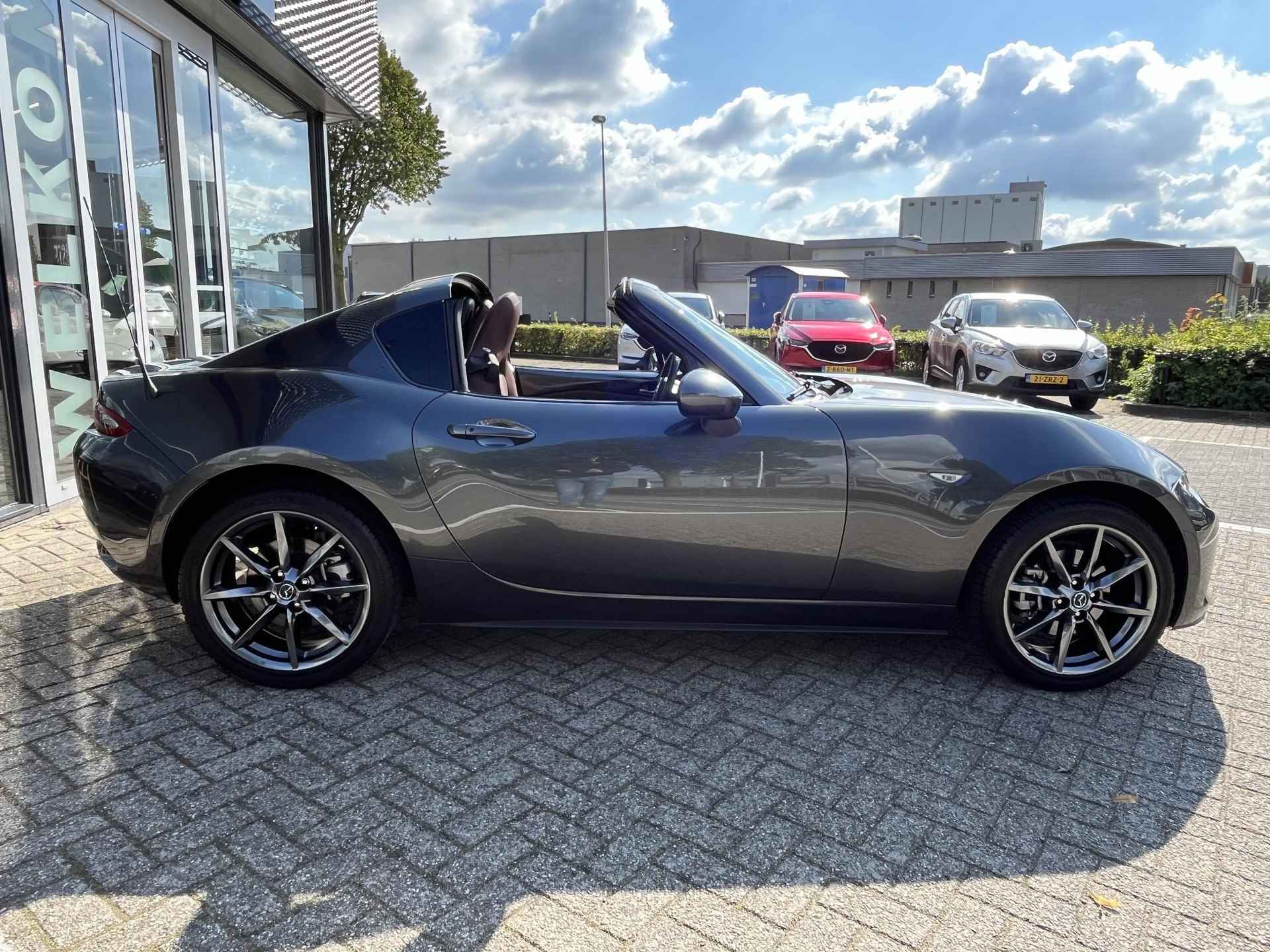 Mazda MX-5 RF 2.0 Sky-G 160 GT-M /Dealeronderhouden/Navi/ECC/Nappa Leder/DAB/Keyless/17 inch LMV - 4/44