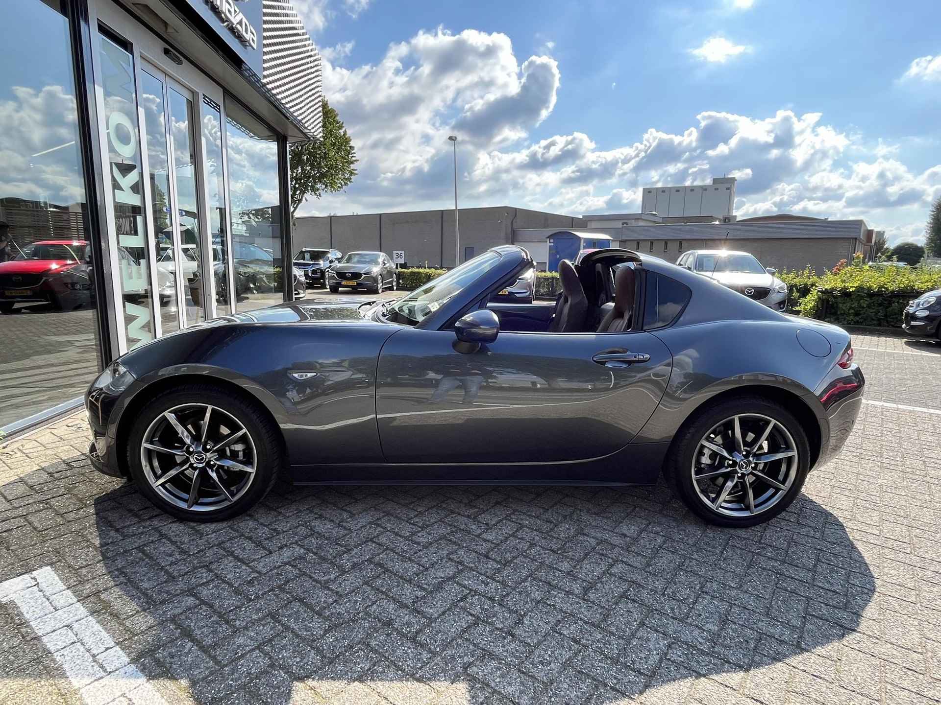 Mazda MX-5 RF 2.0 Sky-G 160 GT-M /Dealeronderhouden/Navi/ECC/Nappa Leder/DAB/Keyless/17 inch LMV - 5/44