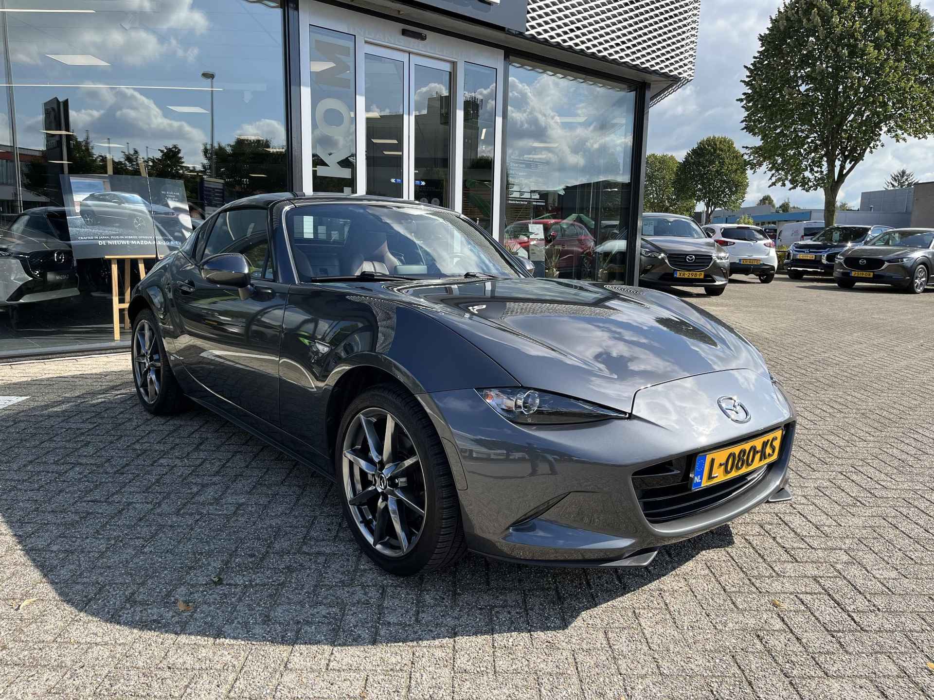 Mazda MX-5 RF 2.0 Sky-G 160 GT-M /Dealeronderhouden/Navi/ECC/Nappa Leder/DAB/Keyless/17 inch LMV - 11/44