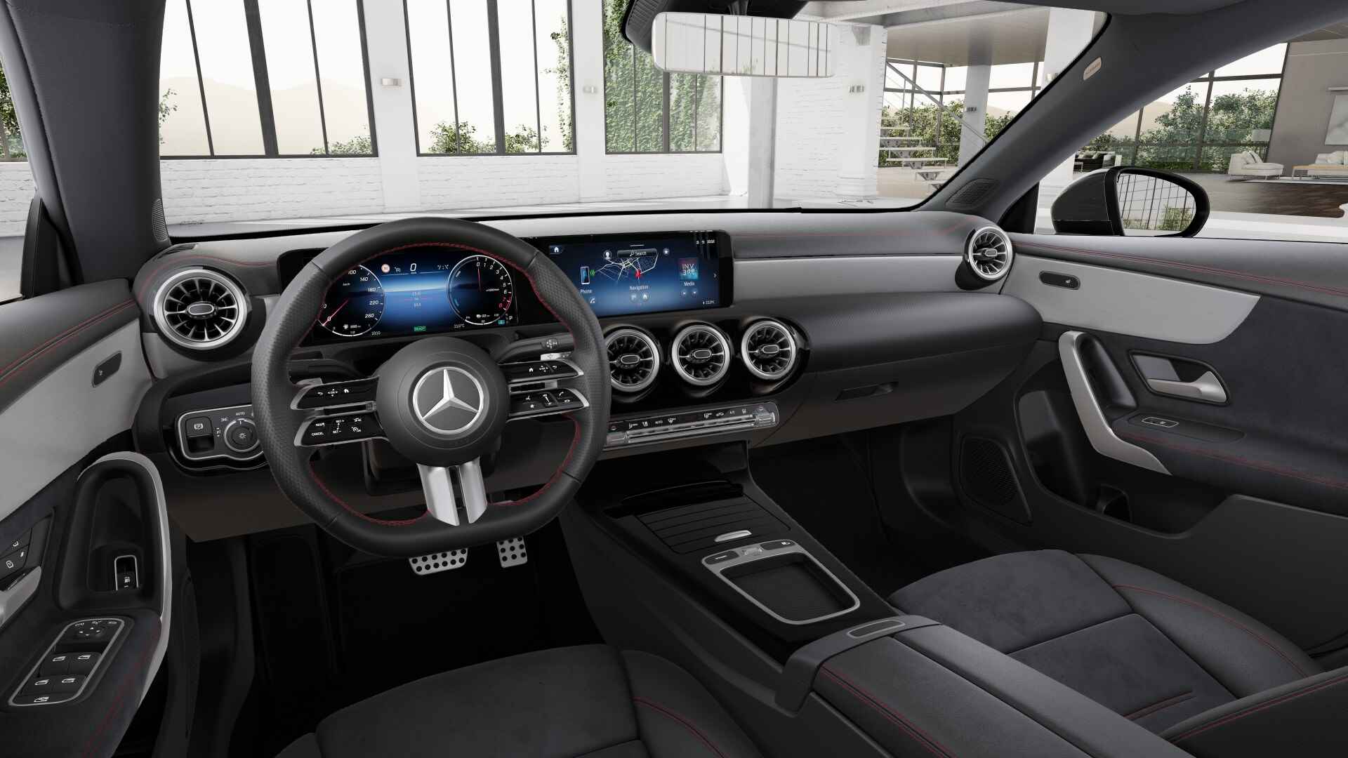 Mercedes-Benz CLA-Klasse 250 e Star Edition AMG Line | KEYLESS GO-comfortpakket | Antidiefstalpakket GUARD 360° Plus | Dodehoekassistent | USB pakket plus | Parkeerpakket met achteruitrijcamera | Sfeerverlichting | - 19/25