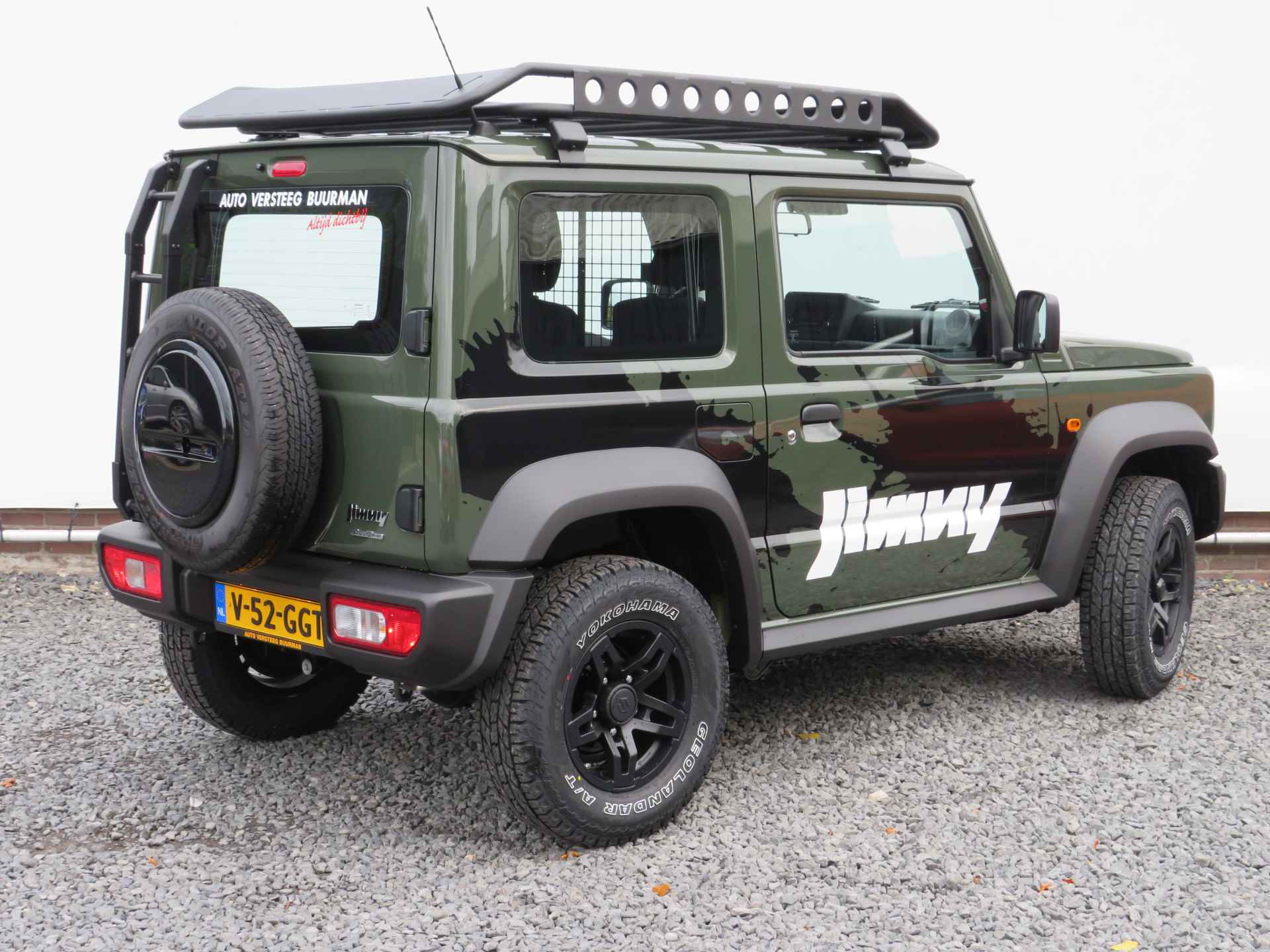 Suzuki Jimny 1.5 Allgrip Pro, Bull-Bar, Terreinbanden met LM-Velgen, ORG NL! Dakrek met trap, Speciale uitvoering!! - 4/30