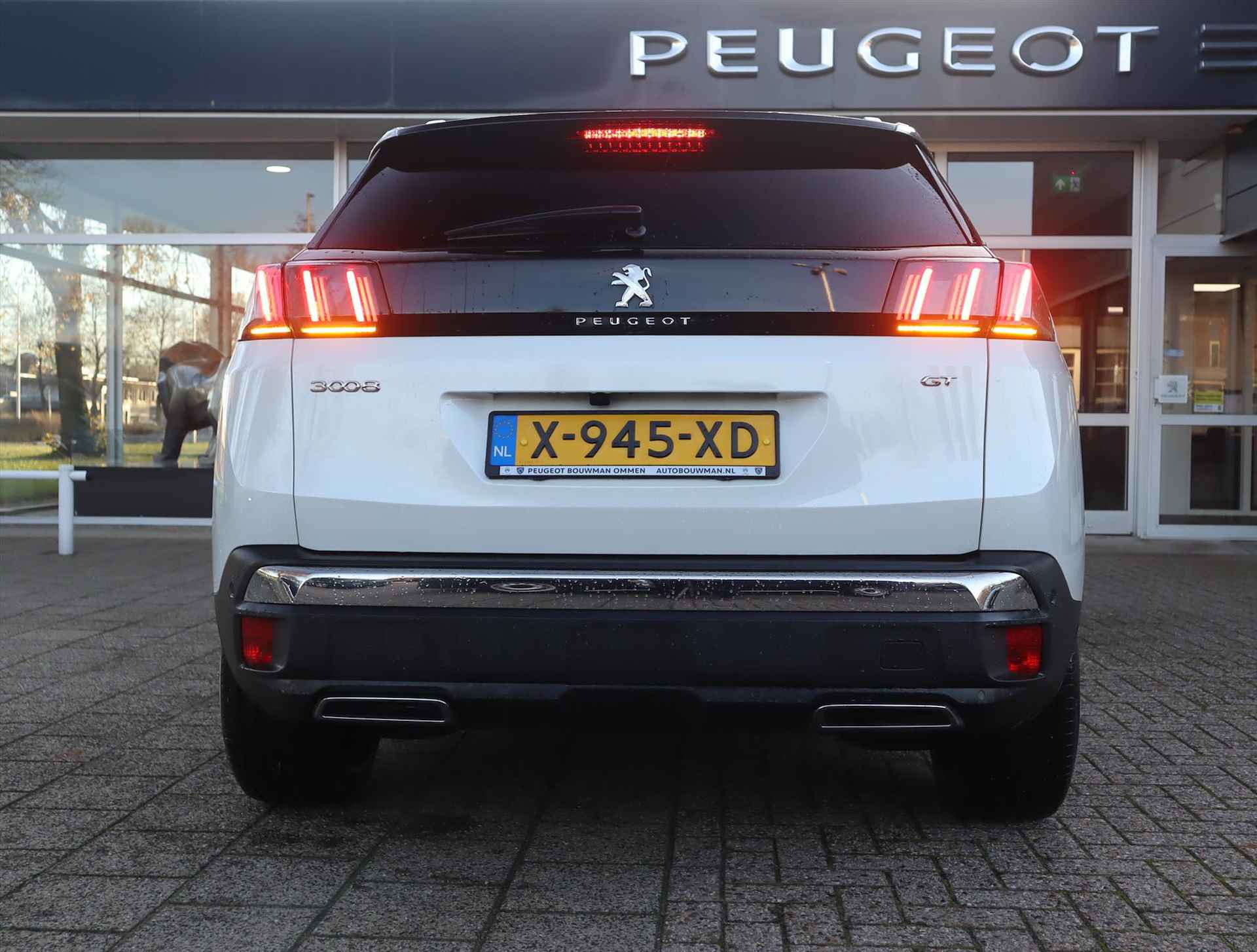 PEUGEOT 3008 SUV GT Hybrid 136pk e-DSC6 Automaat, Rijklaarprijs, Navigatie Adaptieve cruise control Camera voor en achter  DAB+ - 24/68