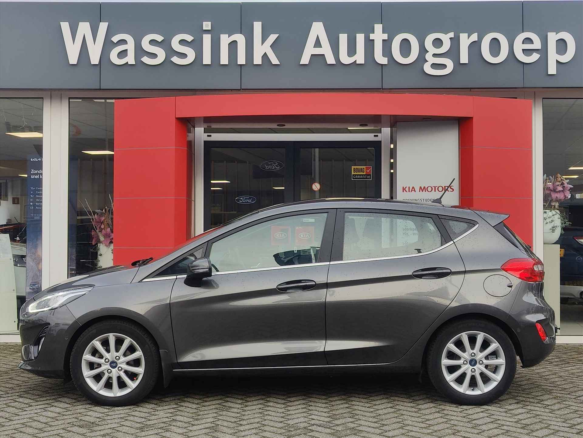 FORD Fiesta 1.0 EcoBoost 100pk Automaat | Titanium | Trekhaak | Camera | PDC Voor + Achter | Automaat | Cruise Control | Climate Control | Navi By App | Carplay | - 3/37