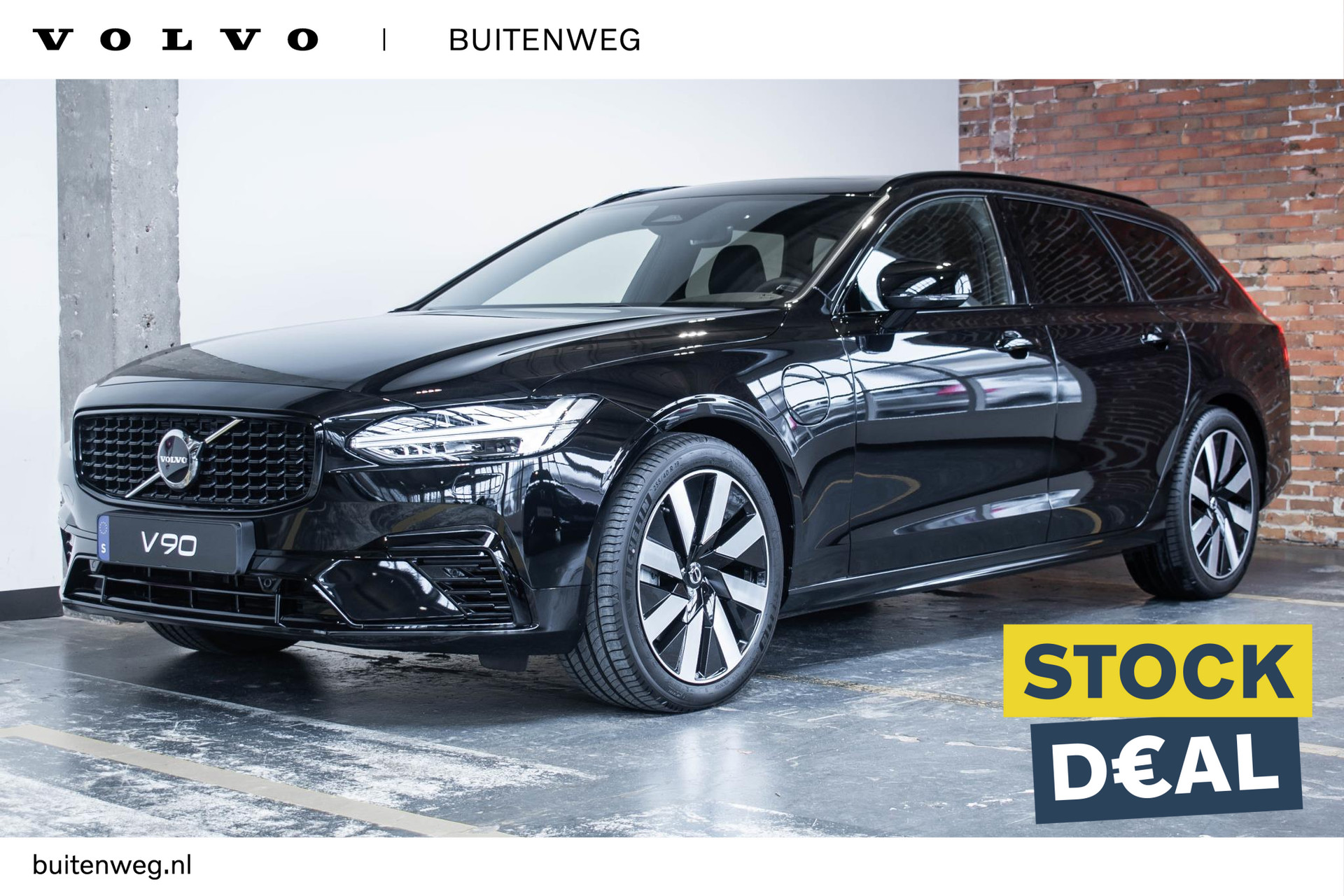 Volvo V90 T6 Recharge AWD Ultimate Dark | Extra Getint Glas | Nappa lederen bekleding | Harman Kardon premium audio | Nieuwe auto | Direct leverbaar | Elektrisch glazen panorama-dak  | Google infotainment bij viaBOVAG.nl