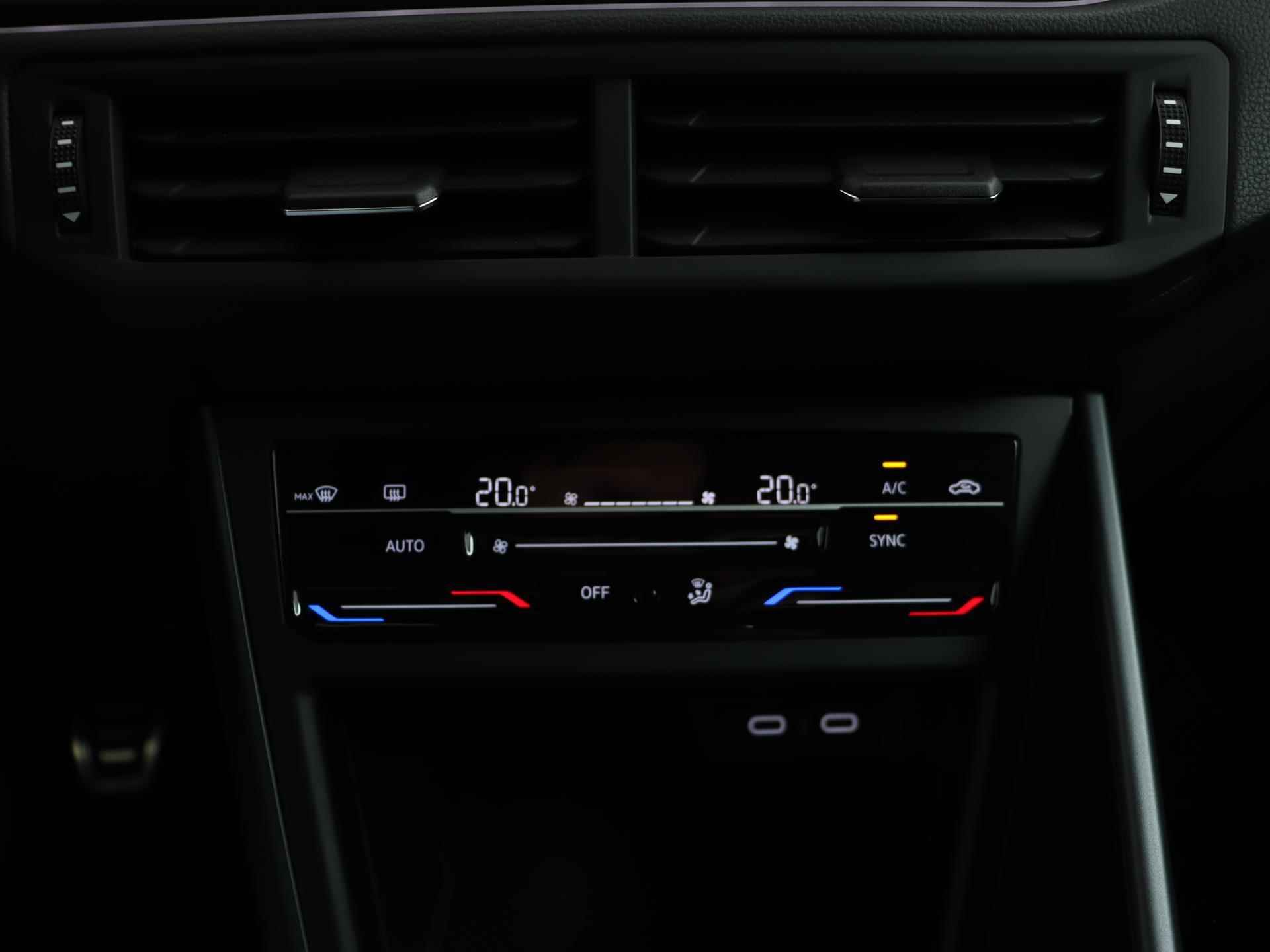 Volkswagen Polo 1.0 TSI 95PK R-Line | IQ.Light | Camera | Navigatie | Apple CarPlay | Keyless | 17" 'Bergamo' | Adaptive Cruise | Getint Glas | - 43/47
