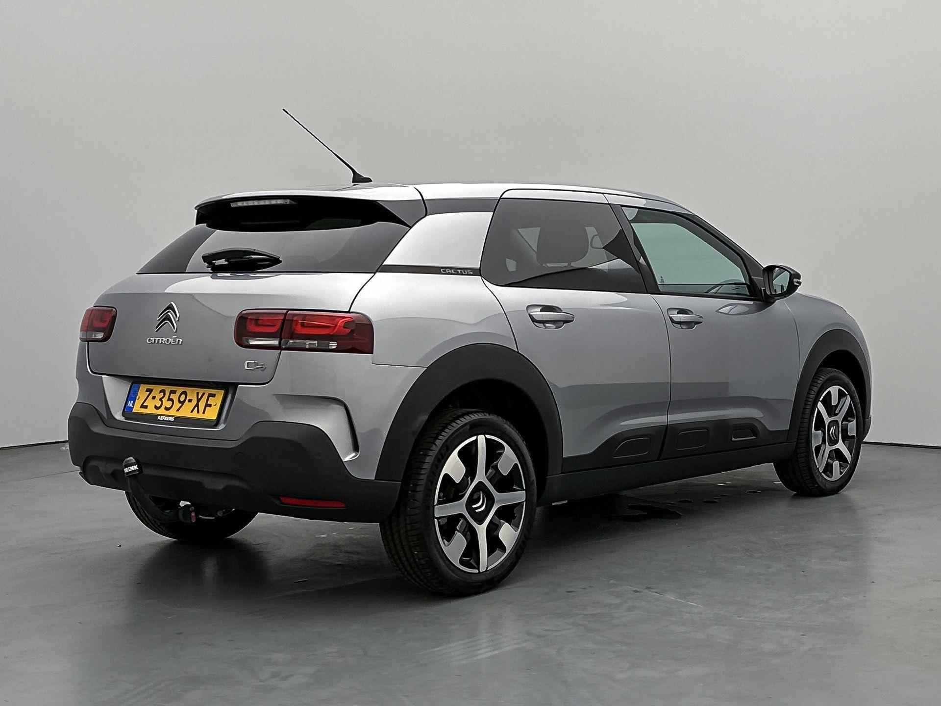 Citroen C4 Cactus Shine Plus 130pk Automaat | Navigatie | Achteruitrijcamera | Climate Control | Cruise Control | Parkeersensoren v+a | Keyless | Apple Carplay / Android Auto | Bluetooth | Donker getint glas | Trekhaak | 17" lichtmetalen velgen | - 9/31