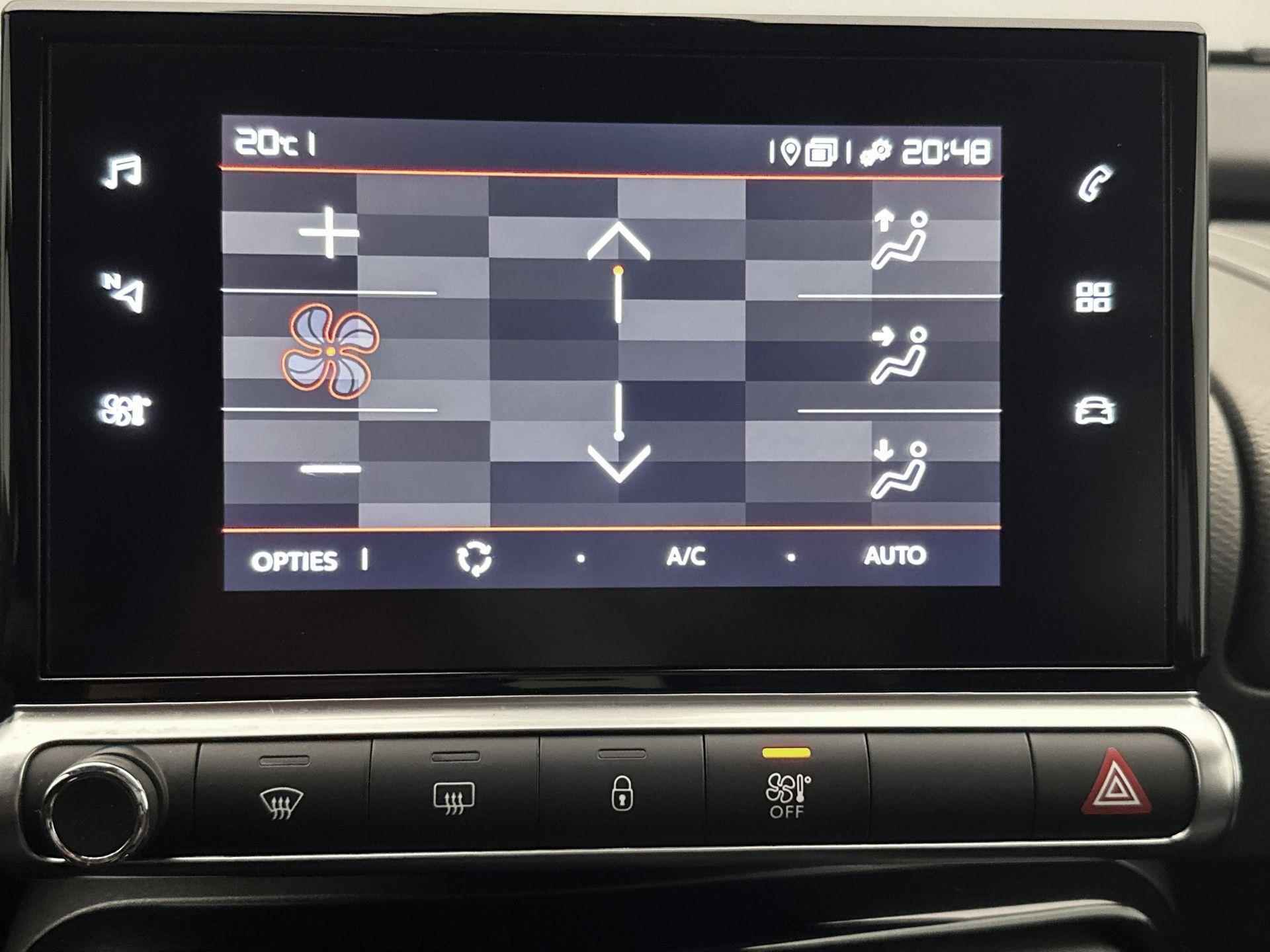 Citroen C4 Cactus Shine Plus 130pk Automaat | Navigatie | Achteruitrijcamera | Climate Control | Cruise Control | Parkeersensoren v+a | Keyless | Apple Carplay / Android Auto | Bluetooth | Donker getint glas | Trekhaak | 17" lichtmetalen velgen | - 24/31