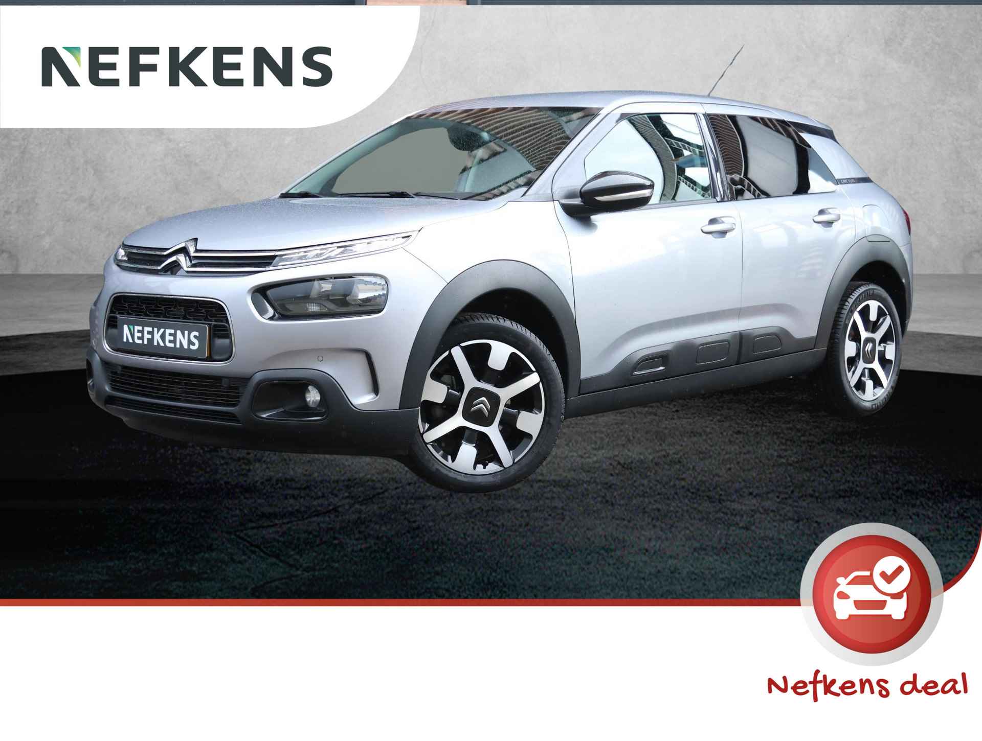 Citroen C4 Cactus Shine Plus 130pk Automaat (1ste eig.|Cruise control|Navigatie|CarPlay & Android Auto||LMV|Climate control|Dodehoekwaarschuwing) - 1/41