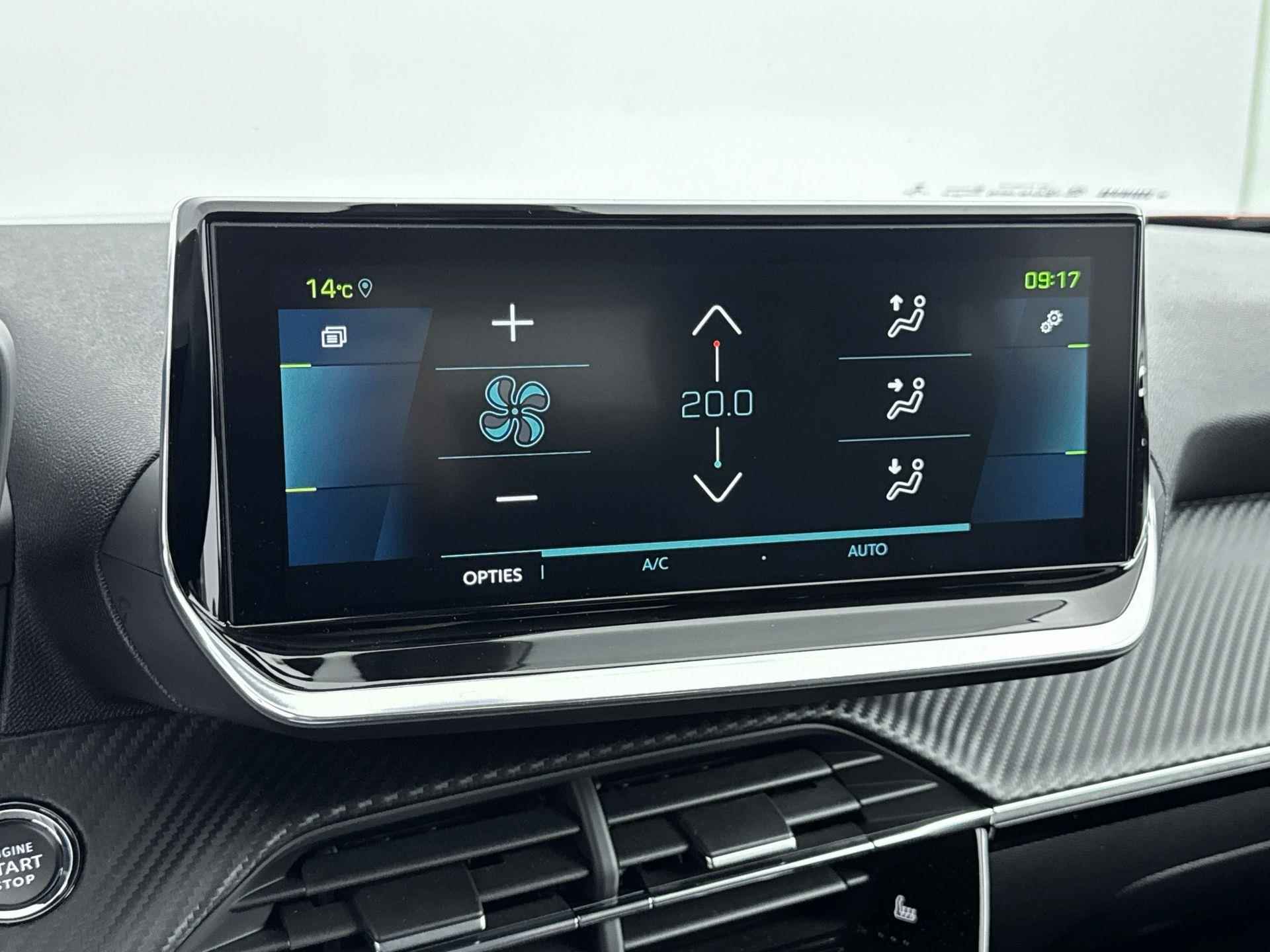 Peugeot e-2008 SUV  EV- Allure 50 kWh | 3 Fase | Adaptive Cruise Control | Stoelverwarming | Camera | Navigatie - 23/39