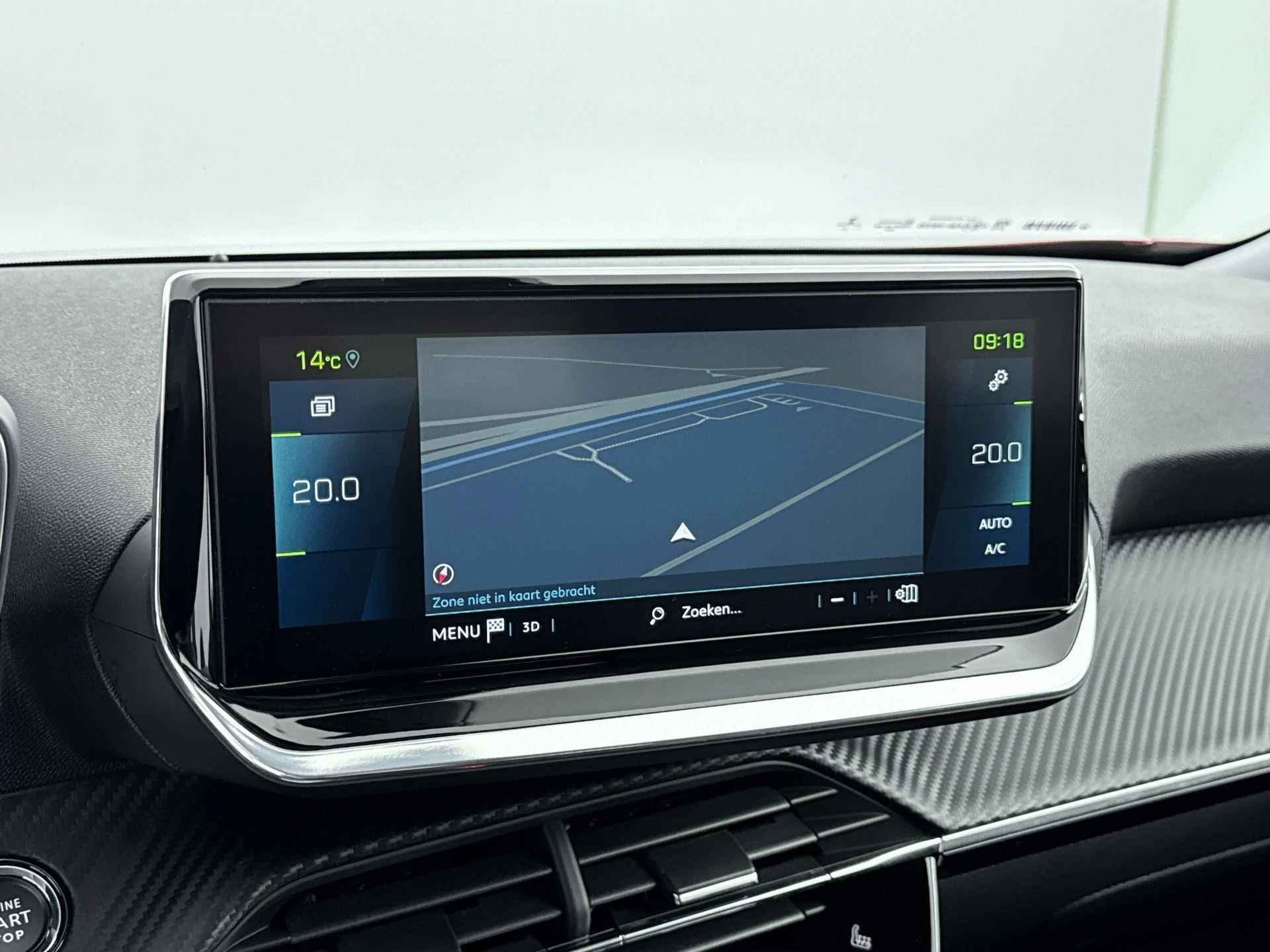 Peugeot e-2008 EV Allure 50 kWh | 3 Fase | Adaptive Cruise Control | Stoelverwarming | Camera | Navigatie - 25/39