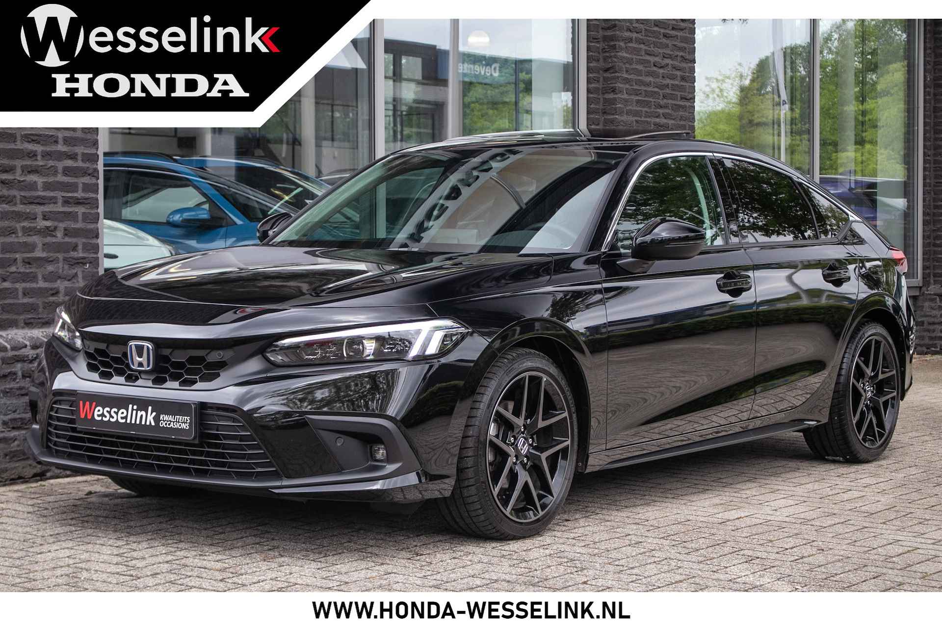 Honda Civic 2.0 e:HEV Advance - All-in rijklrprs | Honda sensing | pano schuif - k. dak - 1/45