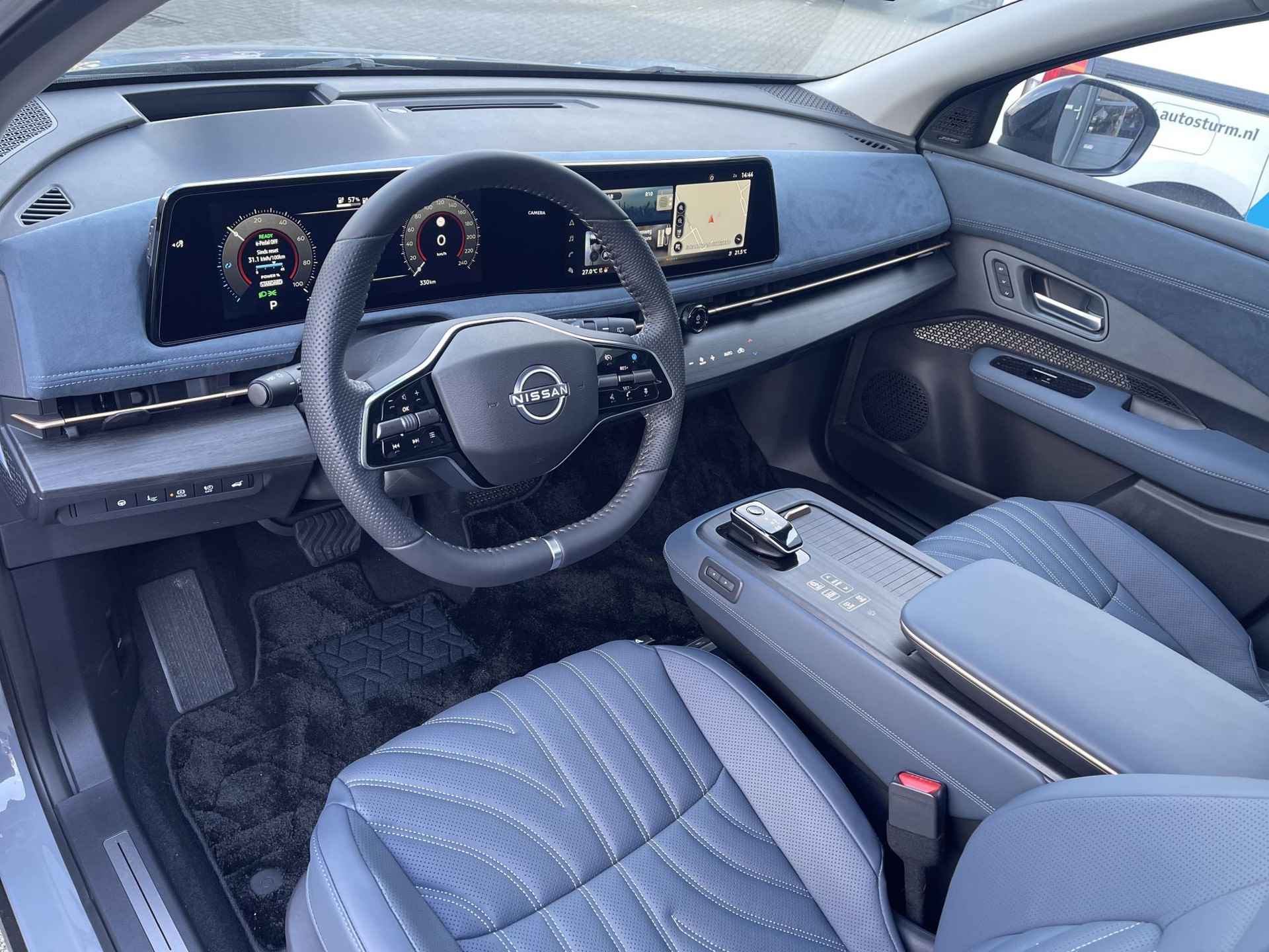 Nissan Ariya e-4ORCE Evolve 91 kWh | Panoramadak | Nappa Leder | 20'' Aerocover Velgen | Head-Up Display | BOSE Audio | Geheugenstoelen | Rijklaarprijs! - 10/27