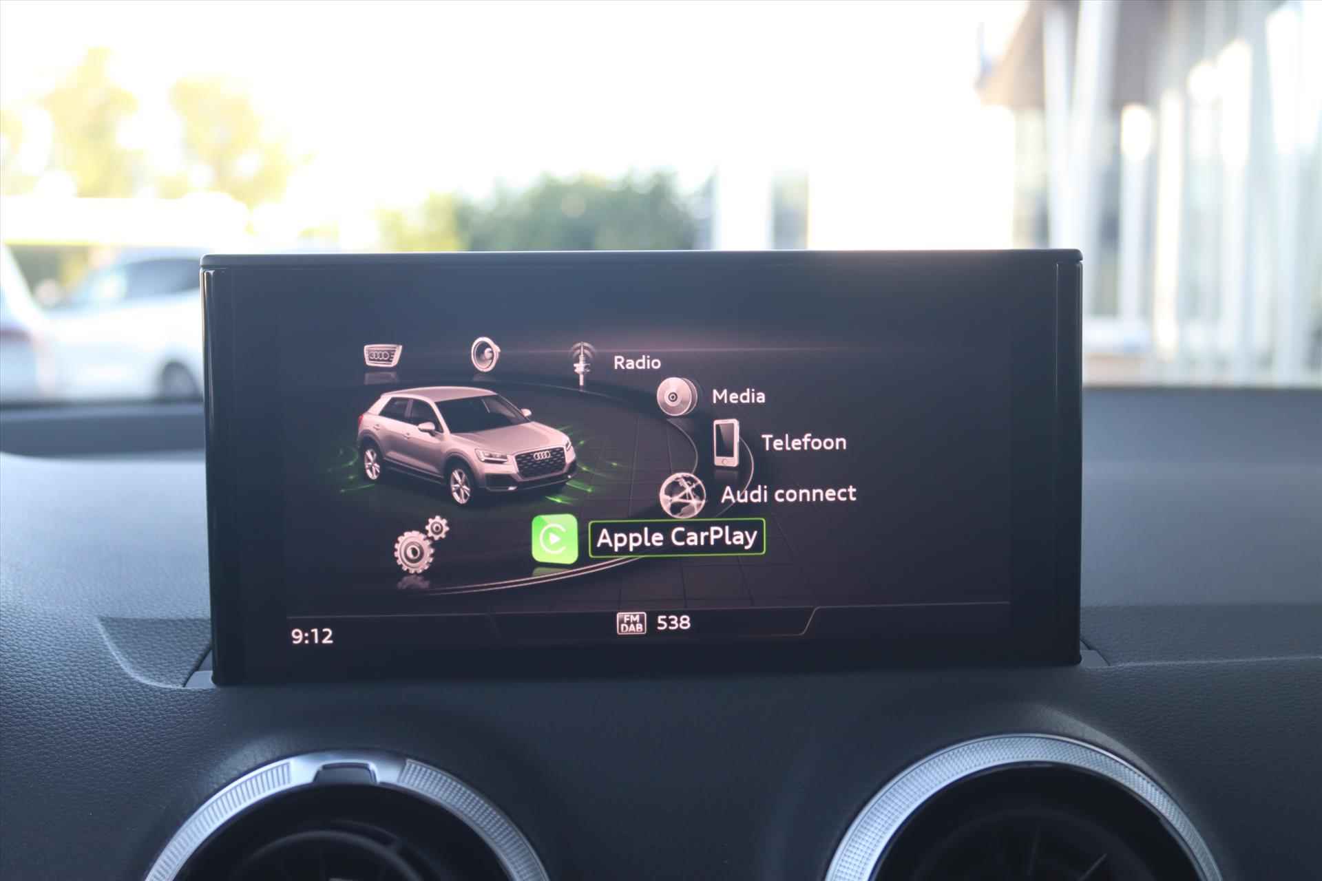 Audi Q2 35TFSI 150PK AUTOMAAT S-EDITION  Apple Carplay | Camera | Led | DAB |  Adapt.Cruise | PDC v+a | Clima | Stoelverwarming | - 20/56