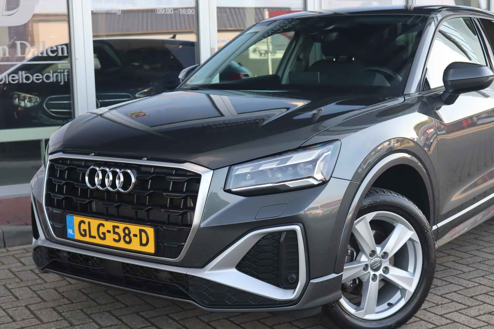 Audi Q2 35TFSI 150PK AUTOMAAT S-EDITION  Apple Carplay | Camera | Led | DAB |  Adapt.Cruise | PDC v+a | Clima | Stoelverwarming | - 54/56