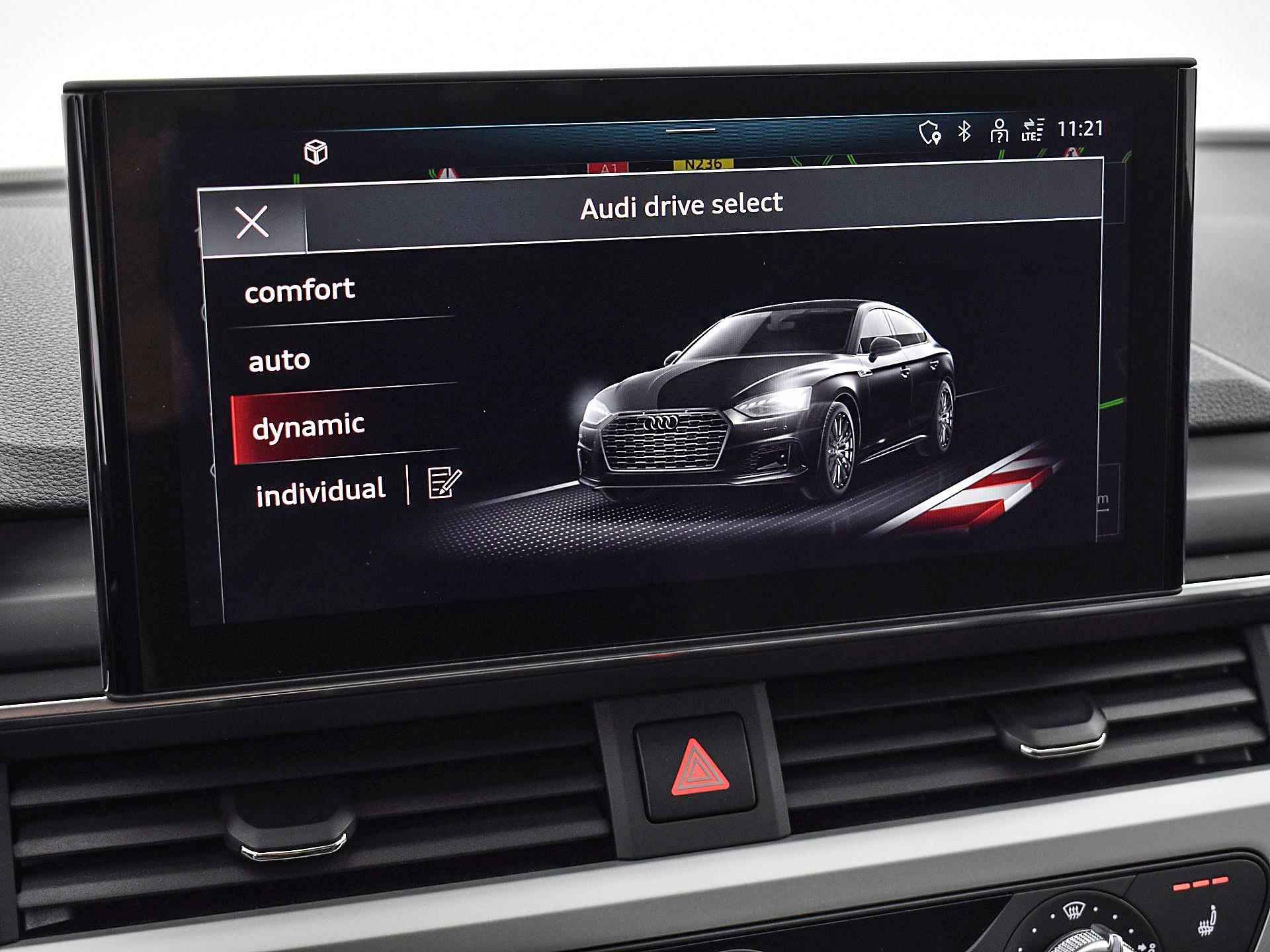 Audi A5 Sportback 35 Tfsi 150PK S-Tronic Advanced Edition | Cruise Control | P-Sensoren | Elek. Trekhaak | Elek. Achterklep | Matrix Led | 19'' Inch | Garantie t/m 24-04-2028 of 100.000km - 40/43