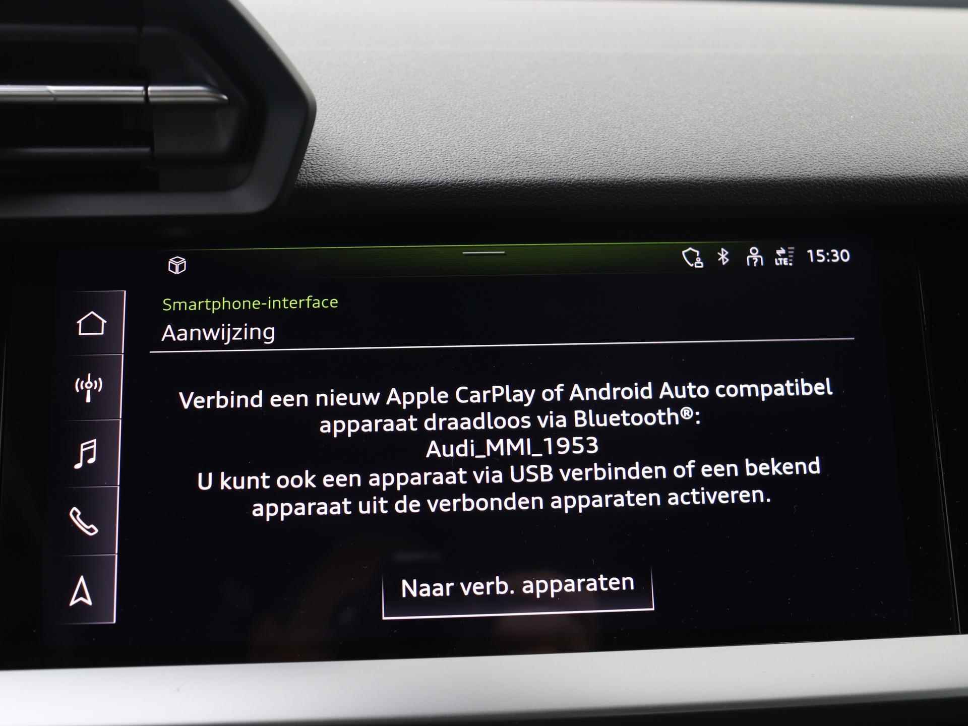 Audi A3 Sportback 40 TFSI e 204 PK Advanced Edition  | Apple CarPlay | ACC | Stoelverwarming | LED | 17" | Navigatie | - 12/15