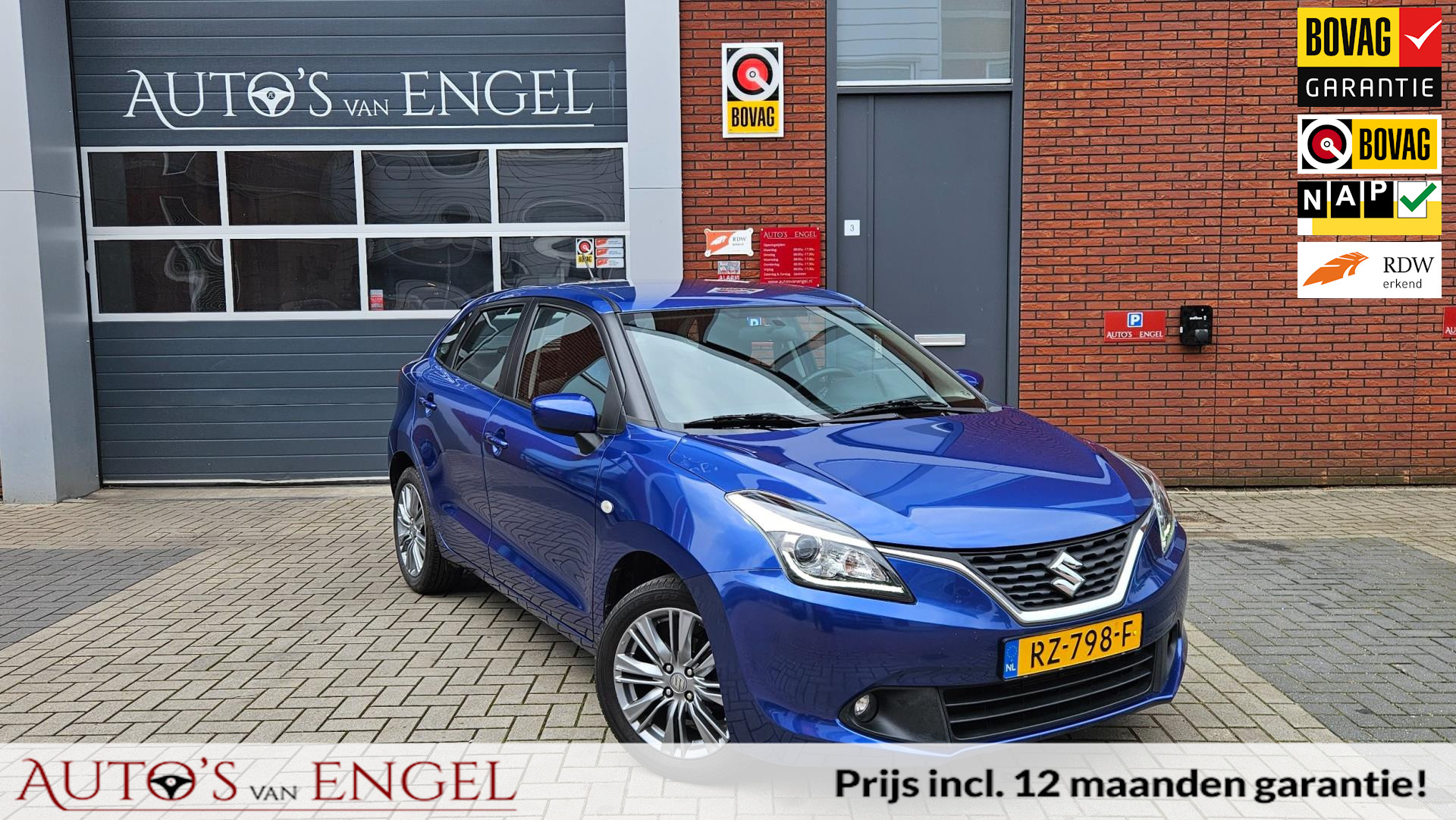 Suzuki Baleno 1.2 Exclusive/stoelverwarming/Xenon/Prijs incl Apk, Beurt& 12 mnd Garantie