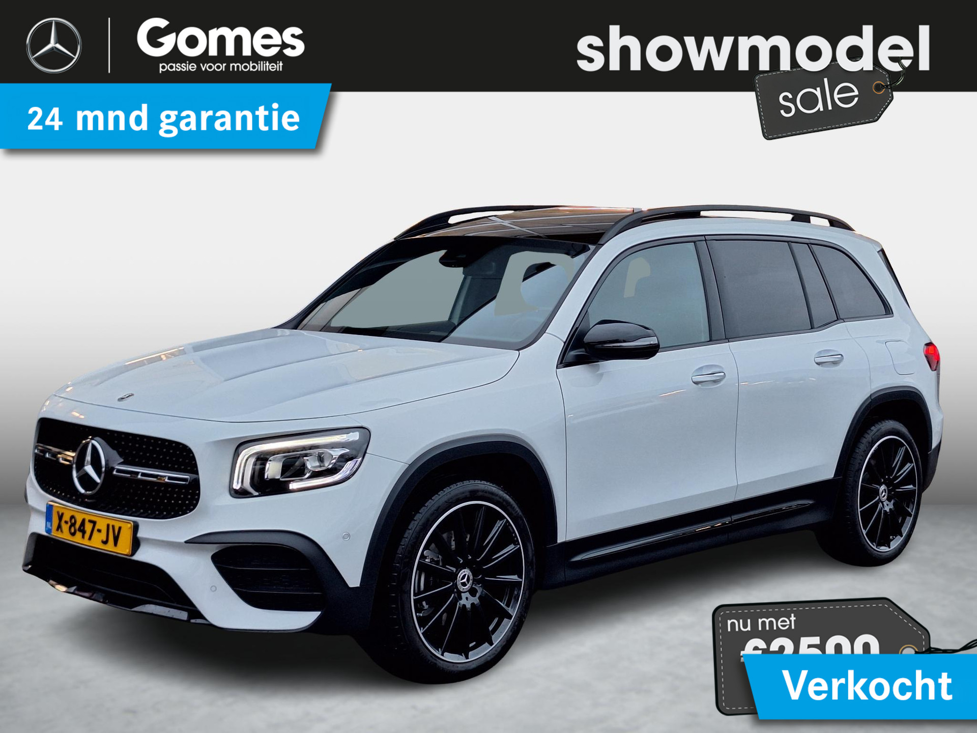 Mercedes-Benz GLB 180 | 7-zits | AMG | Panoramadak | | 7-Zits | Premium | Nightpakket | Panoramadak | Achteruitrijcamera | Stoelverwarming | Sfeerverlichting | Dodehoekassistent | Apple & Android Carplay | Showmodel SALE