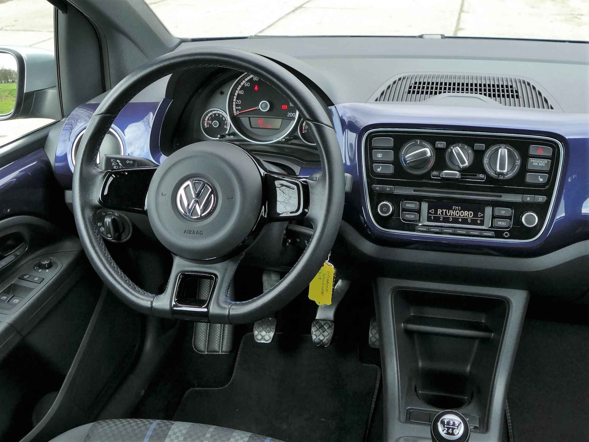 Volkswagen up! 1.0 CLUB | stoelverwarming | airco | lichtmetalen velgen | mistlampen | 100% onderhouden - 8/40