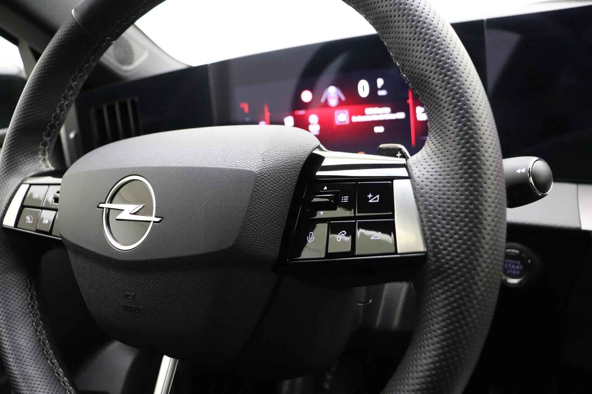 Opel Astra 1.2 Level 4 GS Line Automaat | Navigatie | Rondomzicht Camera | Stoel & Stuurverwarming | Lichtmetalen velgen Black | Keyless | Climate control - 33/38
