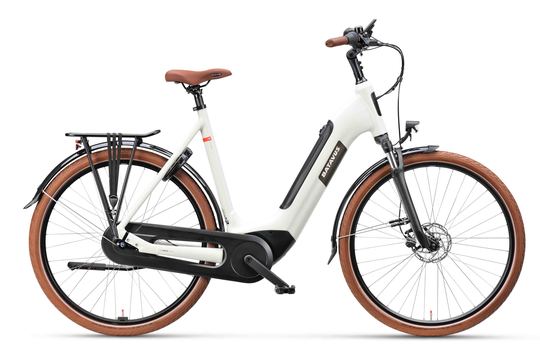 BATAVUS Altura E-Go Power Pro LAGEINSTAP Lichtgrijs Mat 56cm 2025