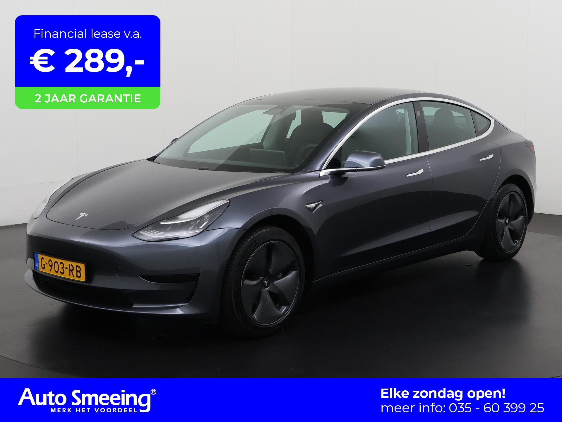 Tesla Model 3 Standard RWD Plus | Full Self-Driving Auto Pilot | Camera | Zondag Open!