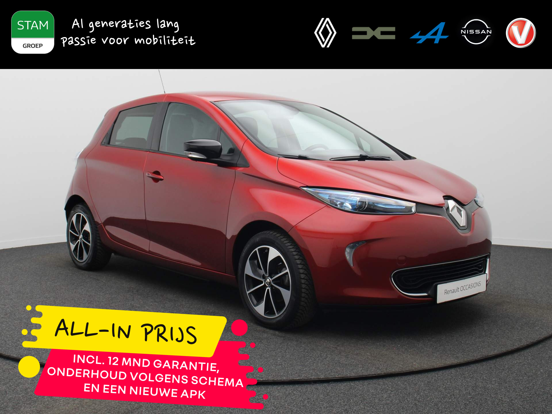 Renault ZOE R90 Intens 41 kWh BATTERIJHUUR ALL-IN PRIJS! Camera | Climate | Navi bij viaBOVAG.nl