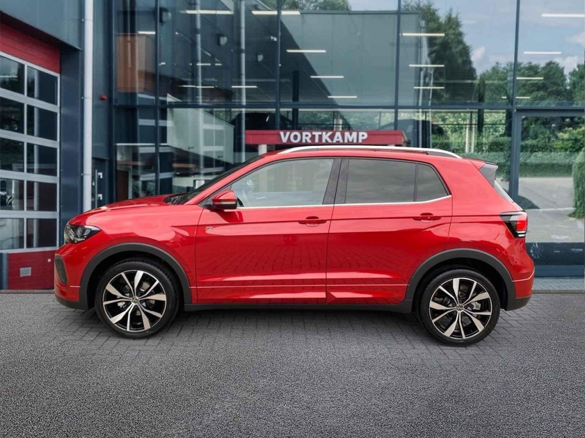 VOLKSWAGEN T-cross NIEUWE MODEL!! 1.0 TSI R-LINE CAMERA/CARPLAY/STOELVERW/ACC - 8/23