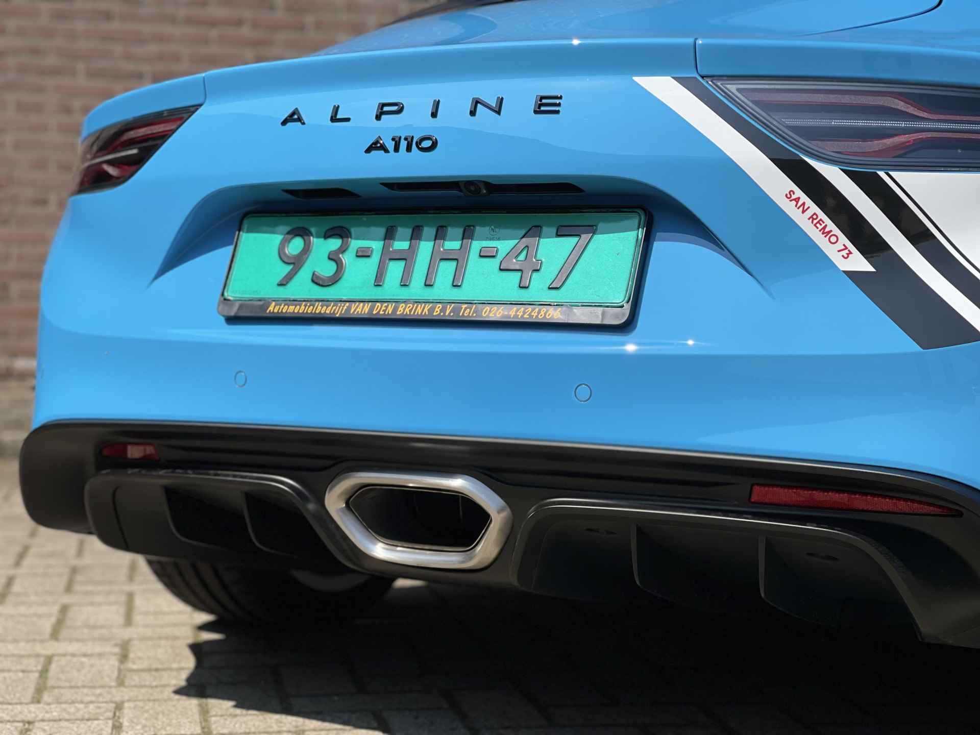 ALPINE A110 1.8 Turbo San Remo 73 | Nu op voorraad! | NR 31 / 200 | - 15/32