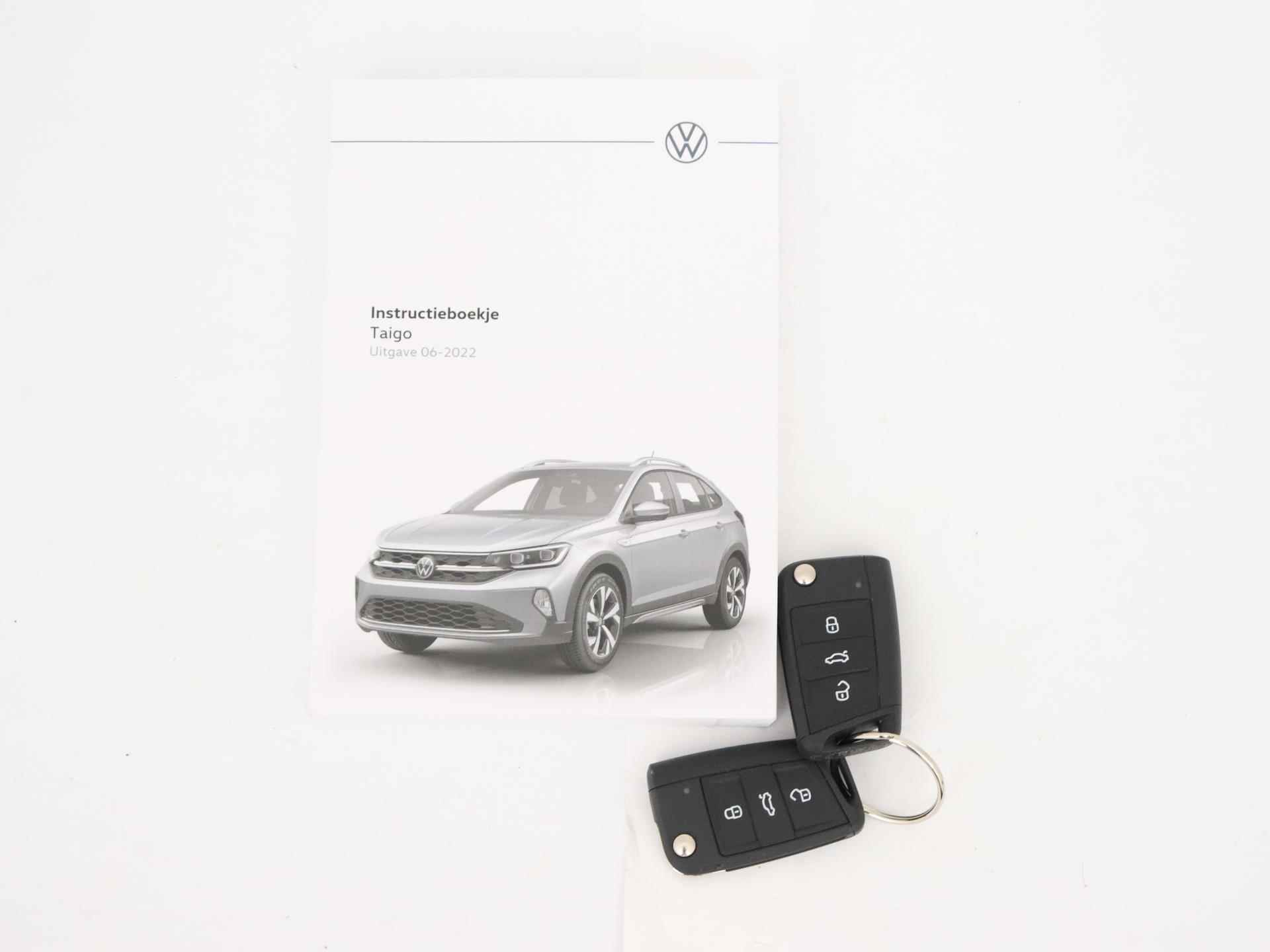 Volkswagen Taigo 1.0 TSI Life DSG Fabrieksgarantie [ FABRIEKSGARANTIE | ACHTERUITRIJCAMERA | PARKEERSENSOREN | LICHTMETALEN VELGEN | APP CONNECT | CLIMATE CONTROL | - 11/23