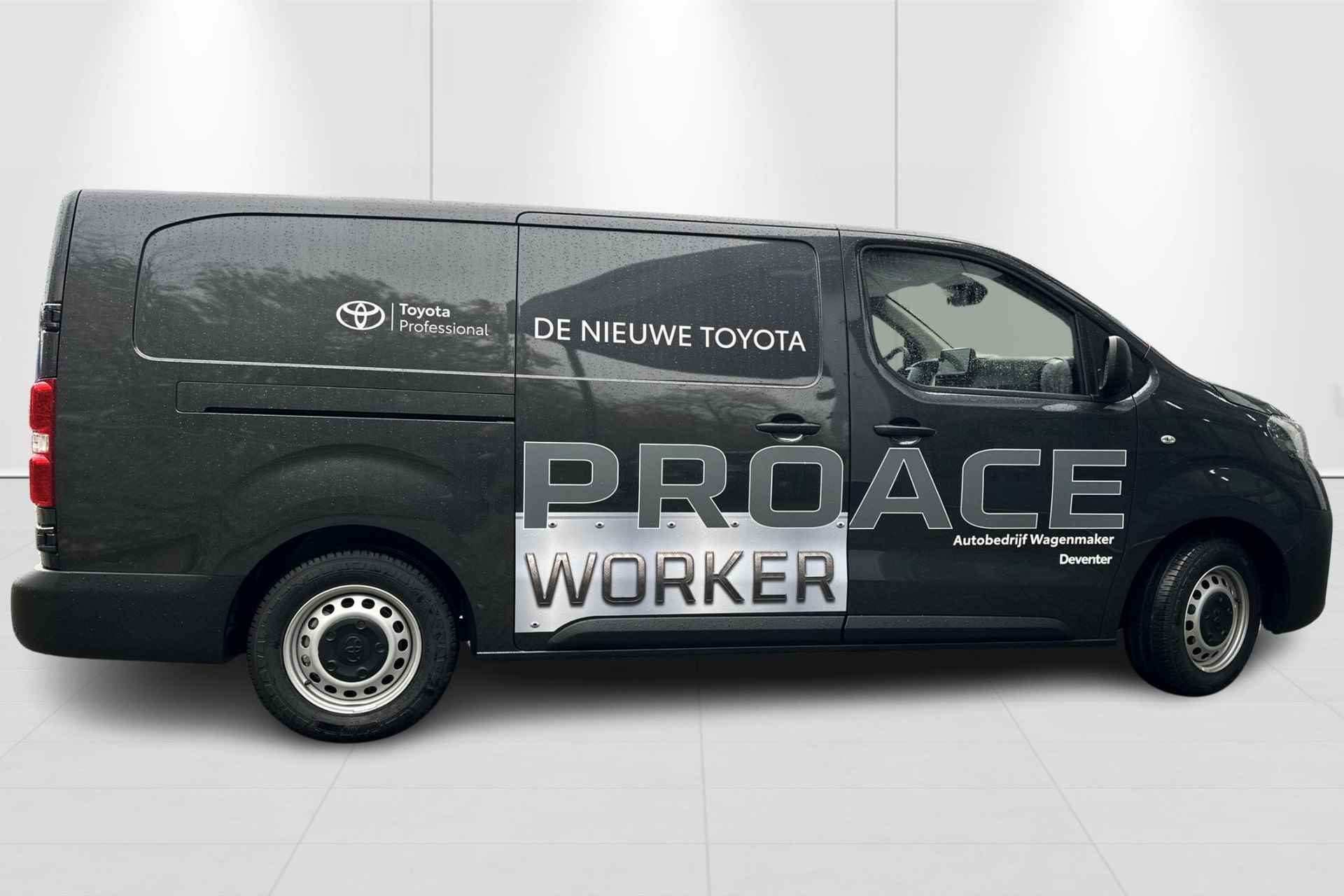 Toyota PROACE Long Worker CHALLENGER 75KWH ELECTRIC 3-PERS AIRCO PARK-SENSOREN BETIMMERING NL-AUTO - 3/15