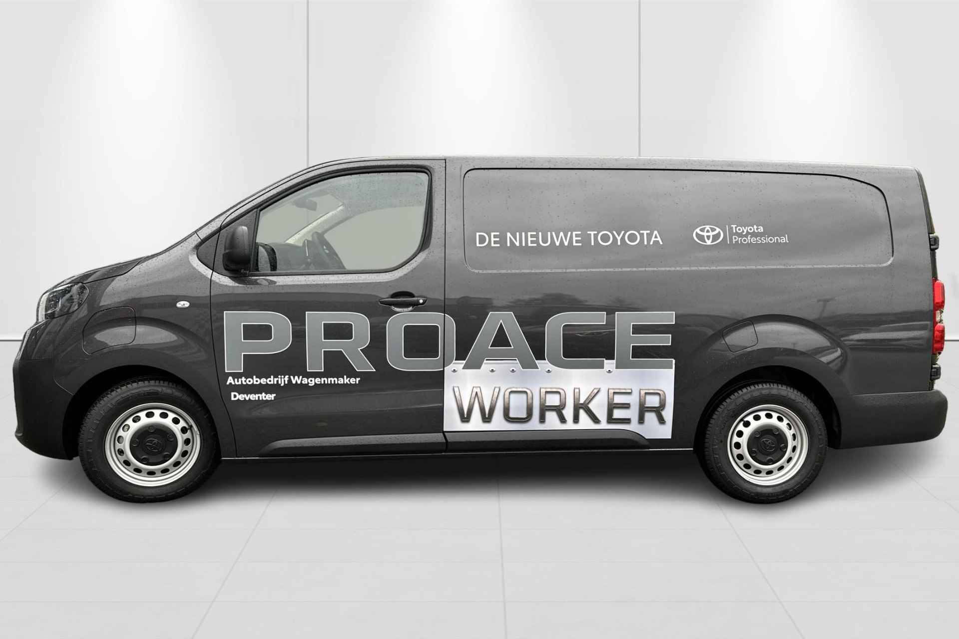 Toyota PROACE Long Worker CHALLENGER 75KWH ELECTRIC 3-PERS AIRCO PARK-SENSOREN BETIMMERING NL-AUTO - 5/15