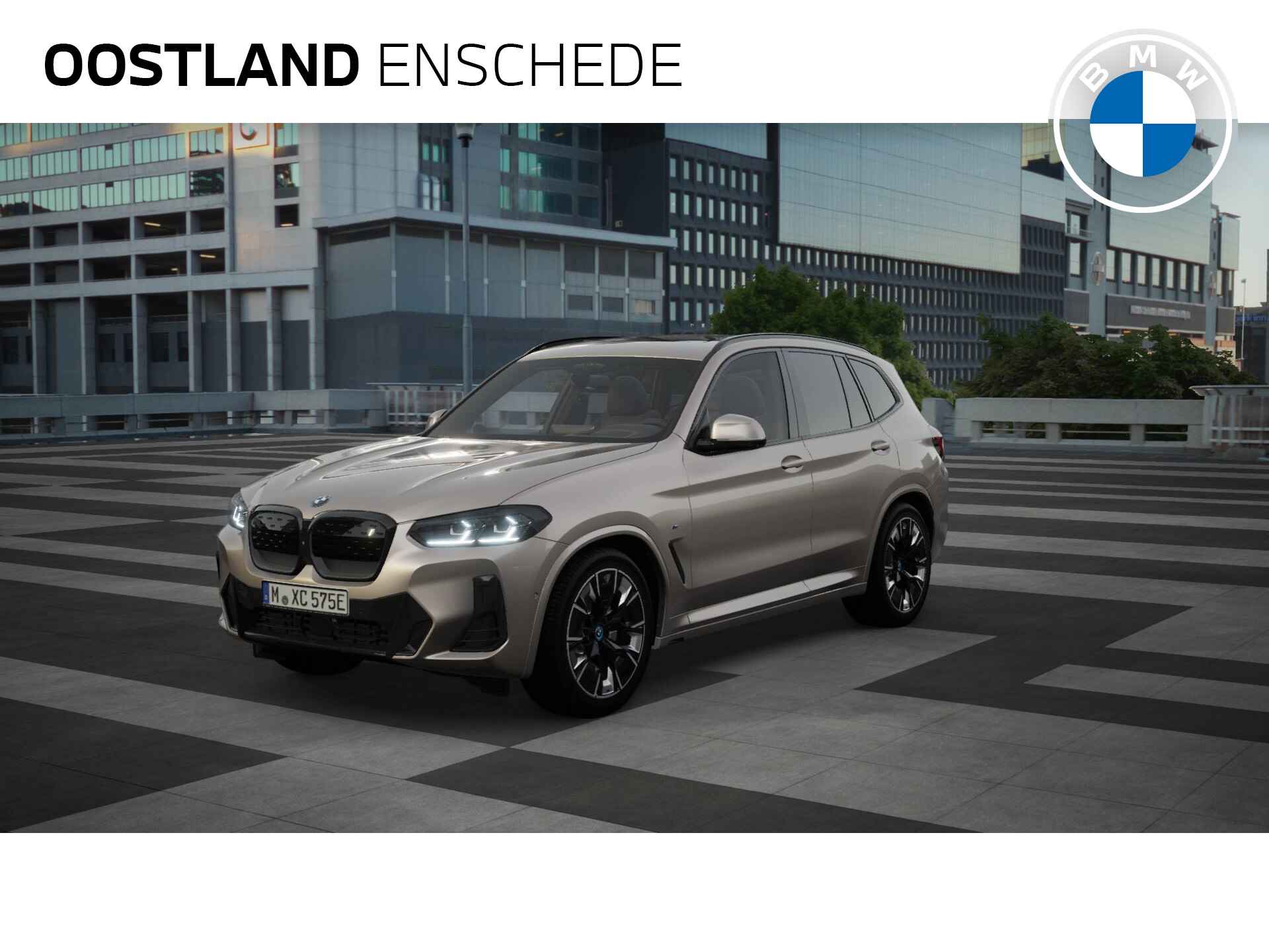 BMW iX3 High Executive 80 kWh / Trekhaak / Adaptieve LED / Parking Assistant Plus / Adaptief M Onderstel / Gesture Control / Driving Assistant Professional - 1/11
