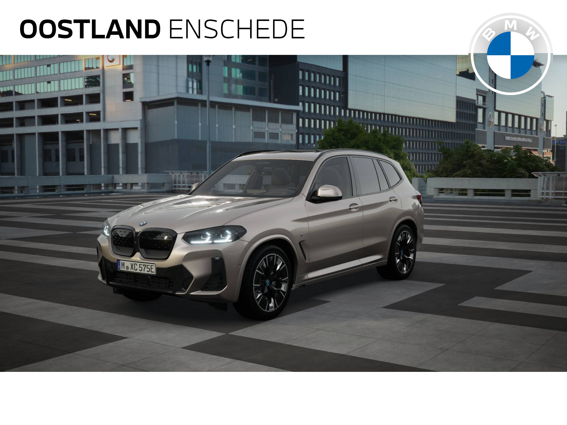 BMW iX3 High Executive 80 kWh / Trekhaak / Adaptieve LED / Parking Assistant Plus / Adaptief M Onderstel / Gesture Control / Driving Assistant Professional bij viaBOVAG.nl