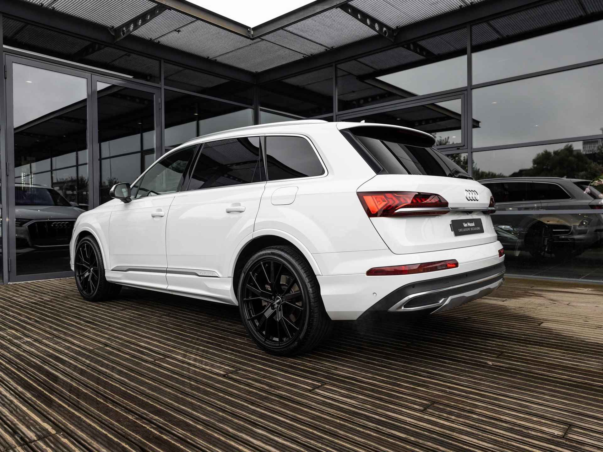 Audi Q7 55 TFSI e quattro S Edition | BTW | PANORAMADAK | APPLE CARPLAY | MEMORY | CAMERA | 22” VELGEN | TREKHAAK | - 51/54