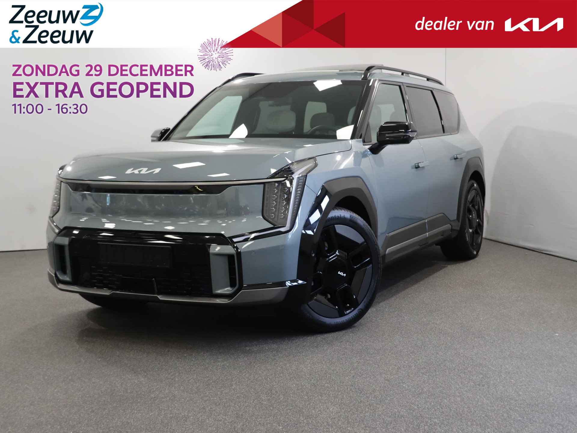 Kia EV9 GT-Line AWD 6p. 99.8 kWh | €3000,- Korting | actierente 3.99% | 505km WLTP | KIA Leiderdorp : 071 760 06 00 - 1/52