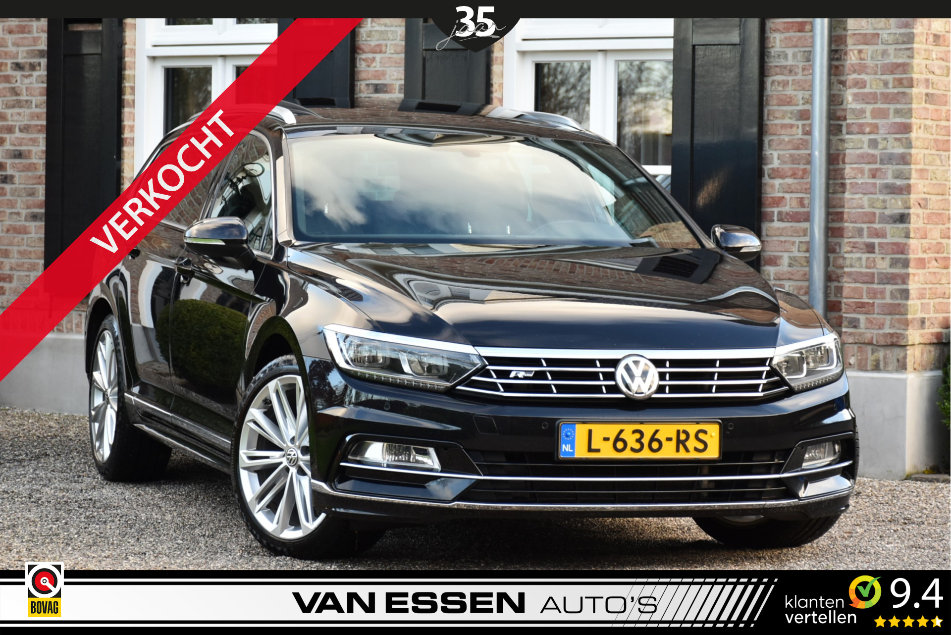 Volkswagen Passat Variant 2.0 TDI Business Edition R-Line Aut. Navi Pano Led Camera Trekhaak ACC Nieuw!