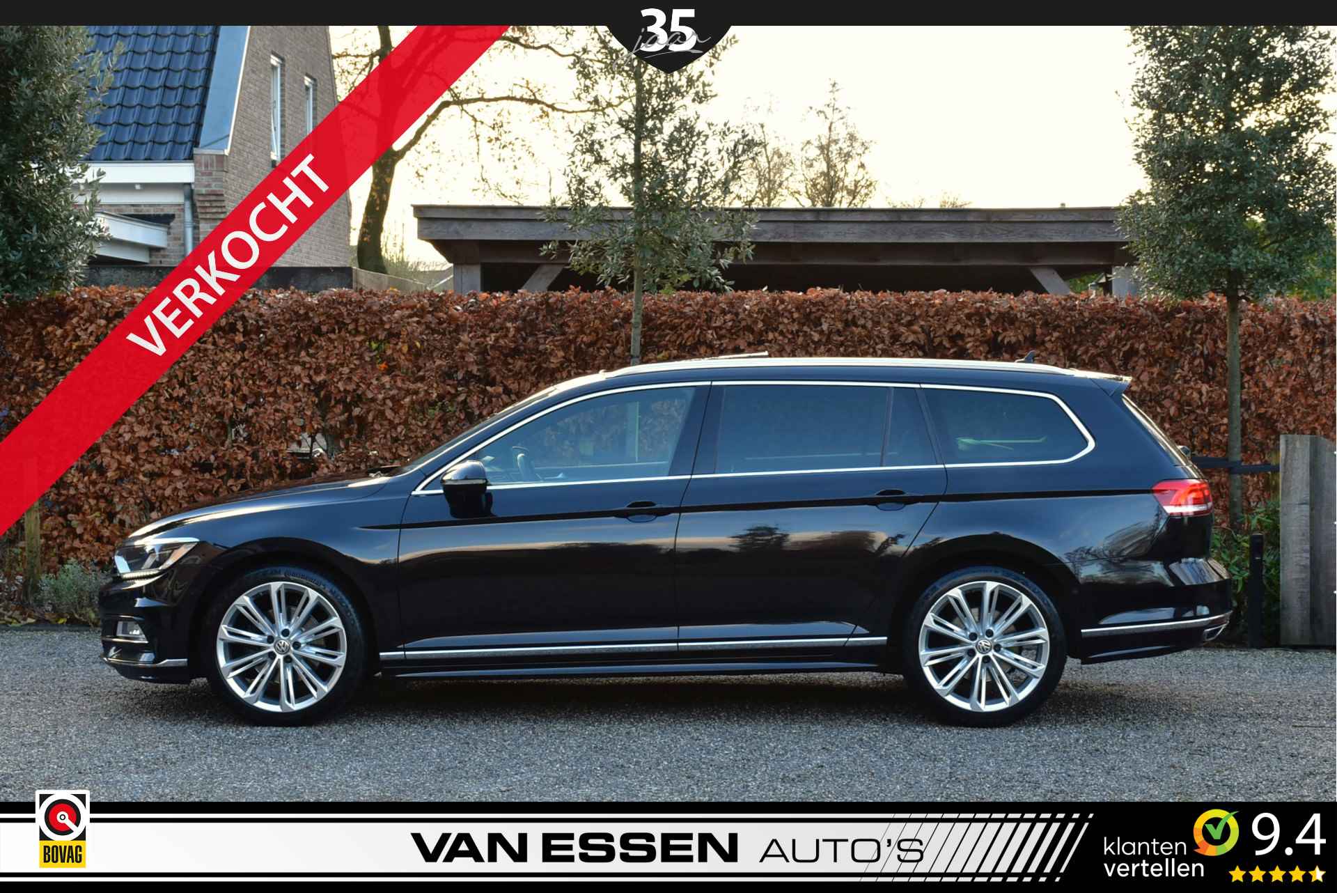 Volkswagen Passat Variant 2.0 TDI Business Edition R-Line Aut. Navi Pano Led Camera Trekhaak ACC Nieuw! - 9/34