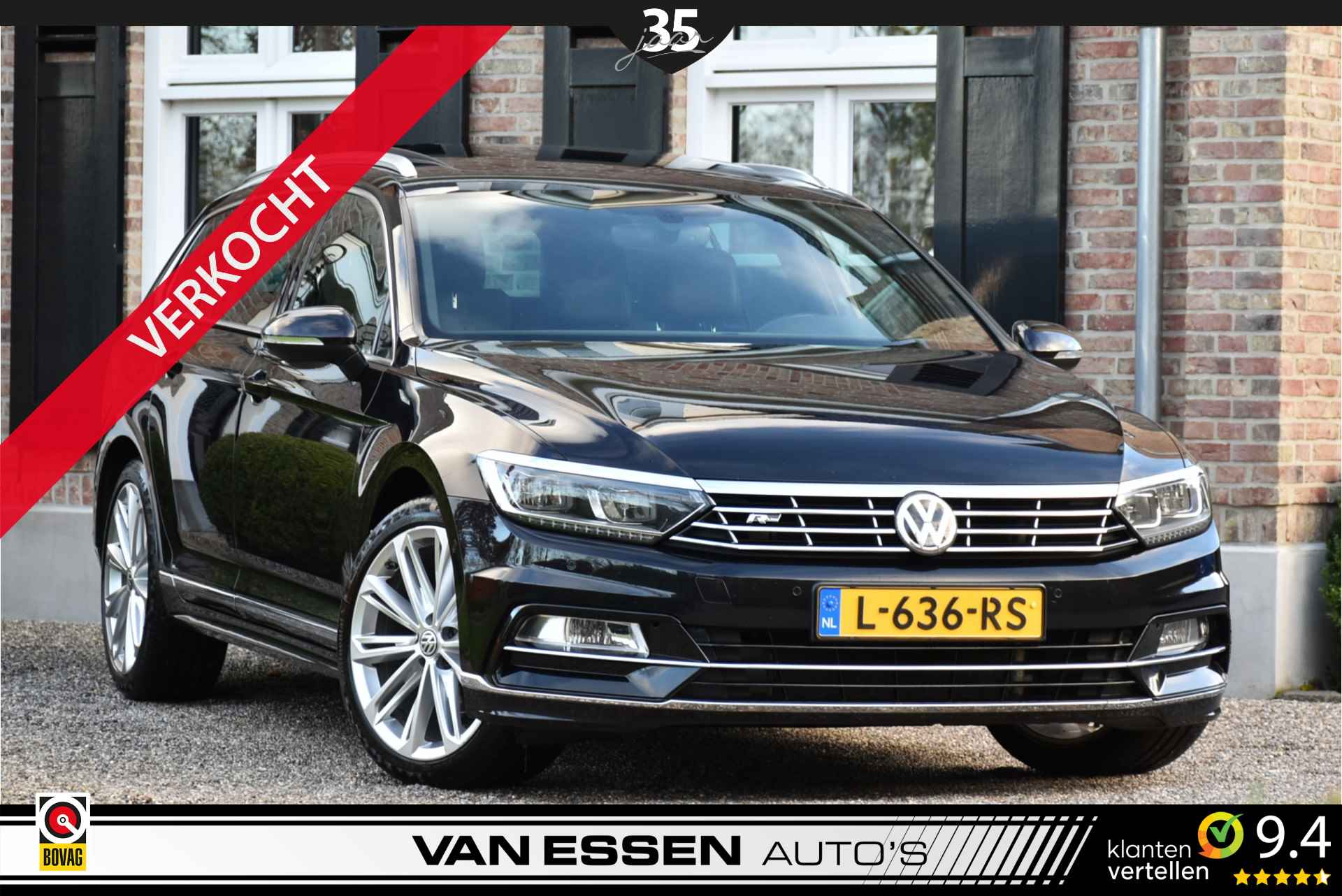 Volkswagen Passat Variant 2.0 TDI Business Edition R-Line Aut. Navi Pano Led Camera Trekhaak ACC Nieuw! - 33/34