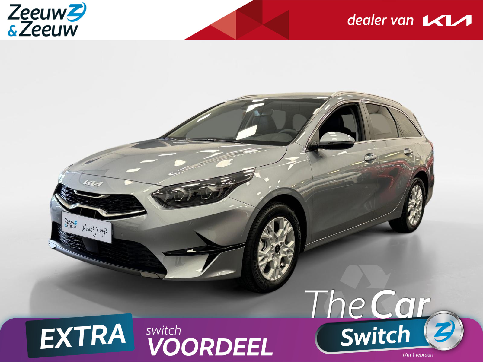 Kia Ceed Sportswagon 1.0 T-GDi DynamicPlusLine | € 4.500,- Korting | Private lease vanaf € 479,- p.m. | Apple Carplay & Android Auto | Stoel- & Stuurverwarming | KIA Leiderdorp 071 760 06 00 |