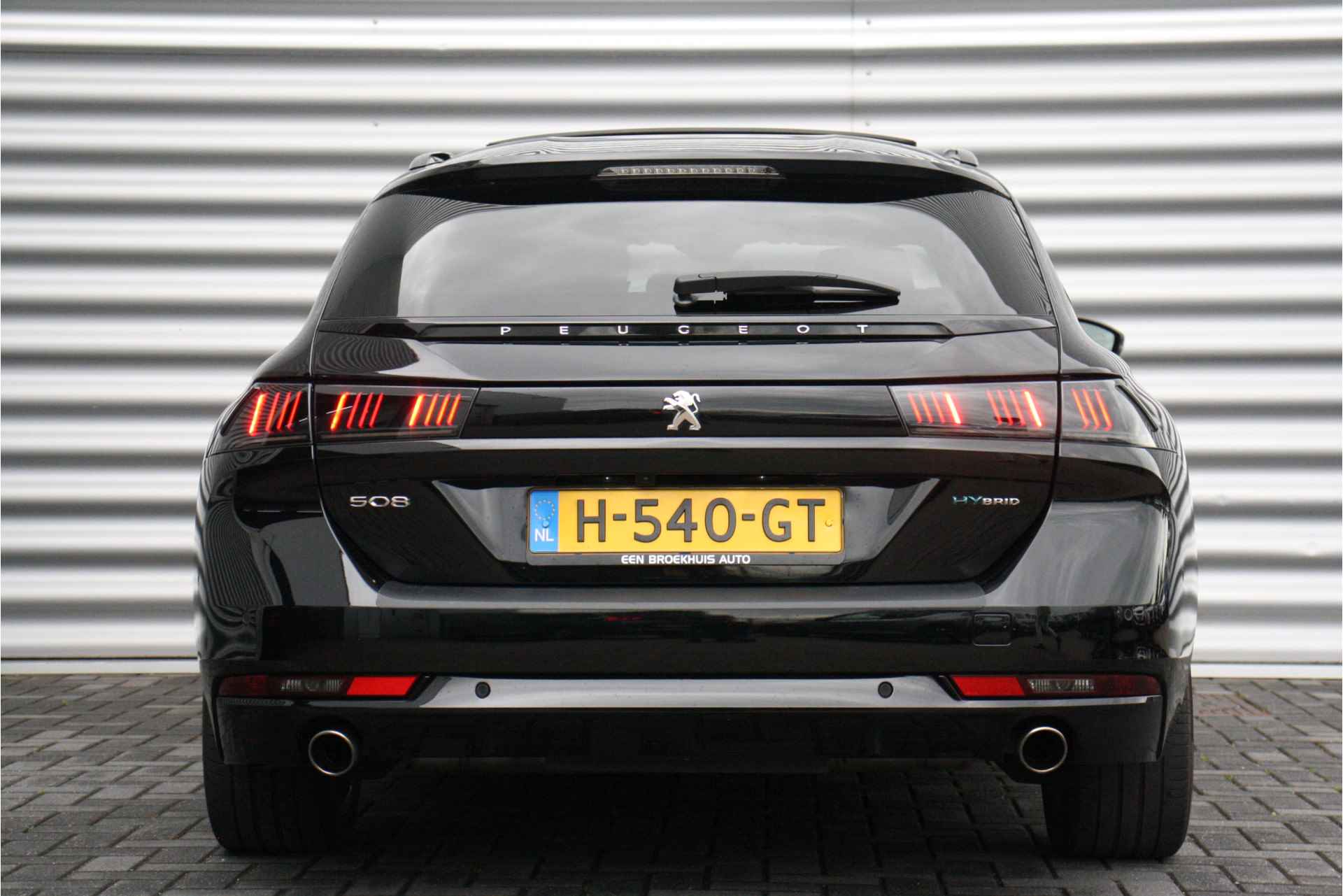 Peugeot 508 SW 1.6 HYBRID 225PK GT PREMIÈRE AUTOMAAT / NAVI / LEDER / CLIMA / PDC / AGR / 18" LMV / CAMERA / KEYLESS / FOCAL / ALCANTARA / F - 8/45