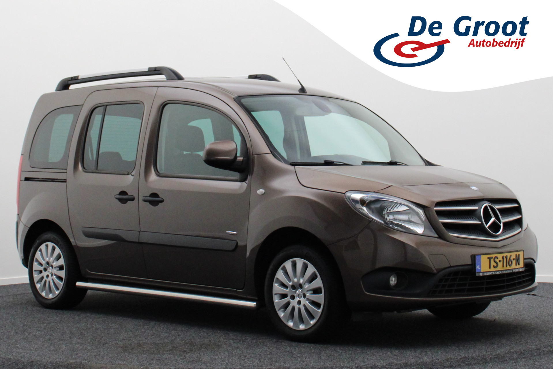 Mercedes-Benz Citan Tourer 112 Ambiente 5-Persoons, Airco, Bluetooth, Side-Bars, Cruise, Camera, PDC, Trekhaak, 16''